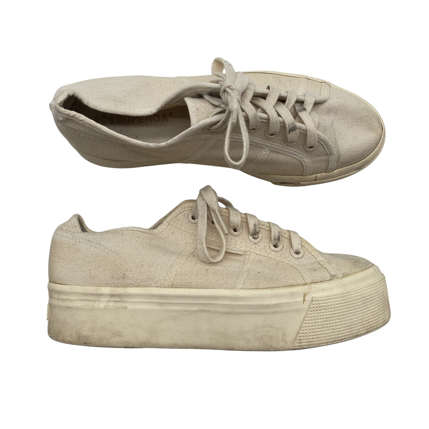Naisten Superga - Tennarit, koko 39 - Beige (1)