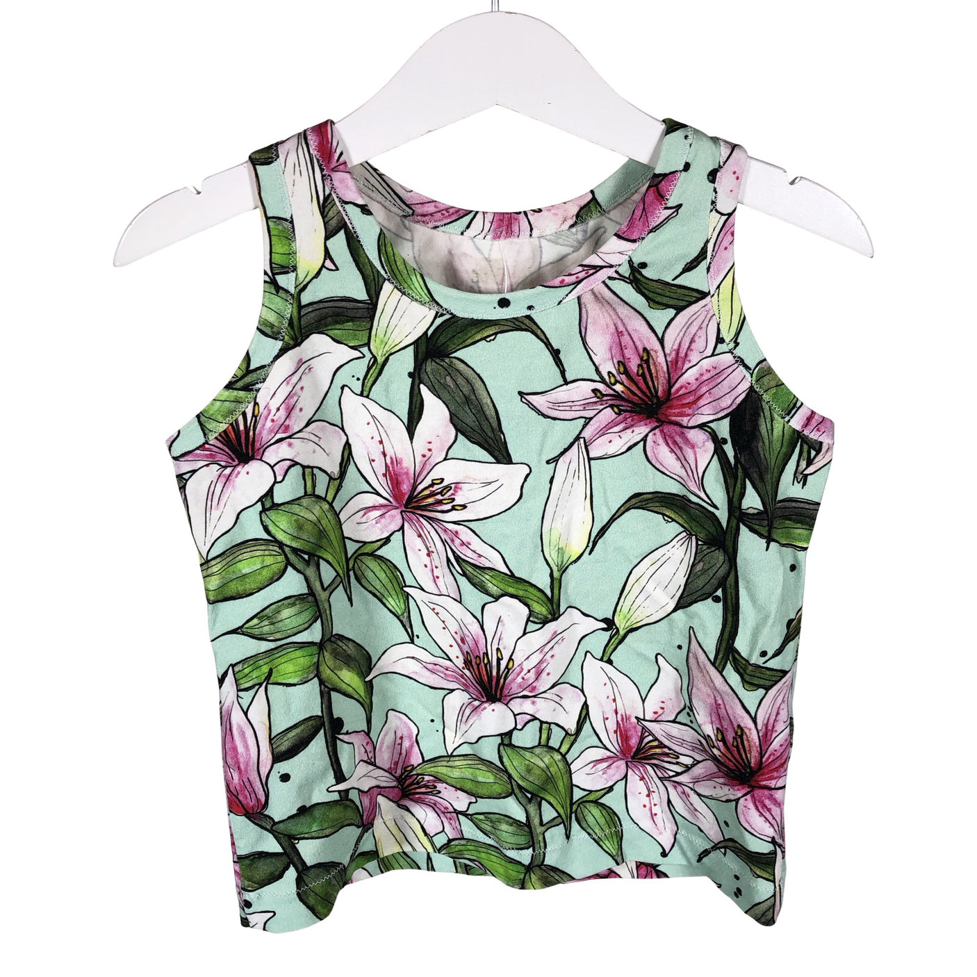 Tyttöjen Handmade - Toppi, koko 98 - 104 - Vihreä (1)