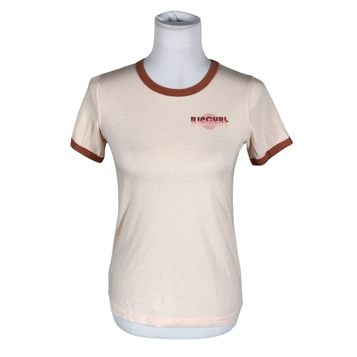 Naisten Rip Curl - T-paita, koko 36 - Vaaleanpunainen (1)