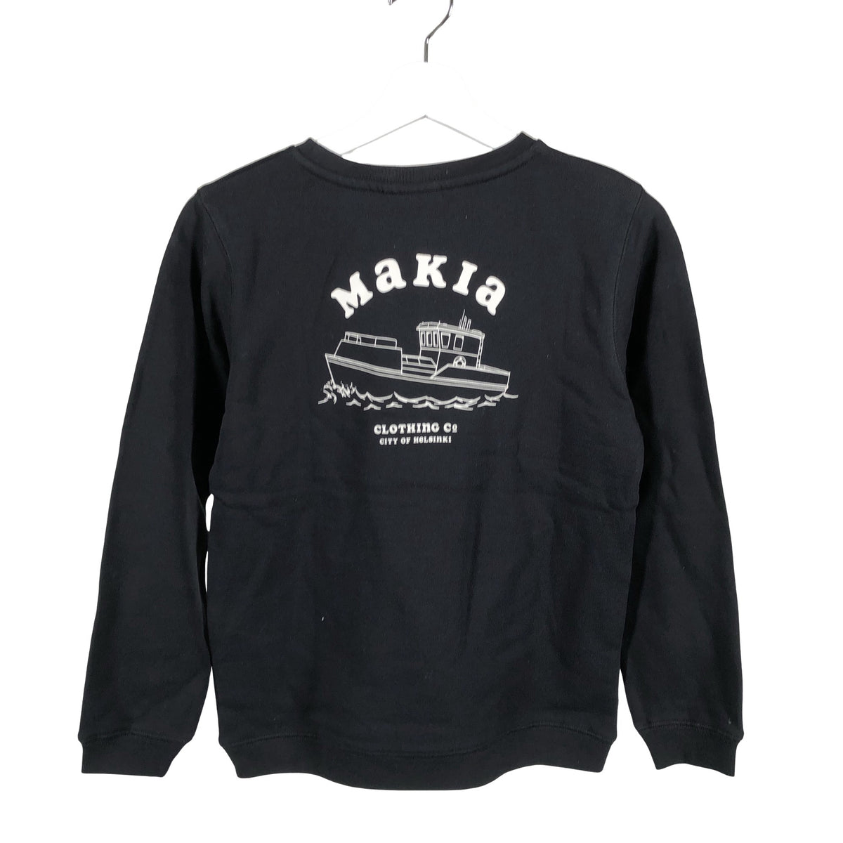 Unisex Makia - Collegepaita, koko 146 - 152 - Musta (2)