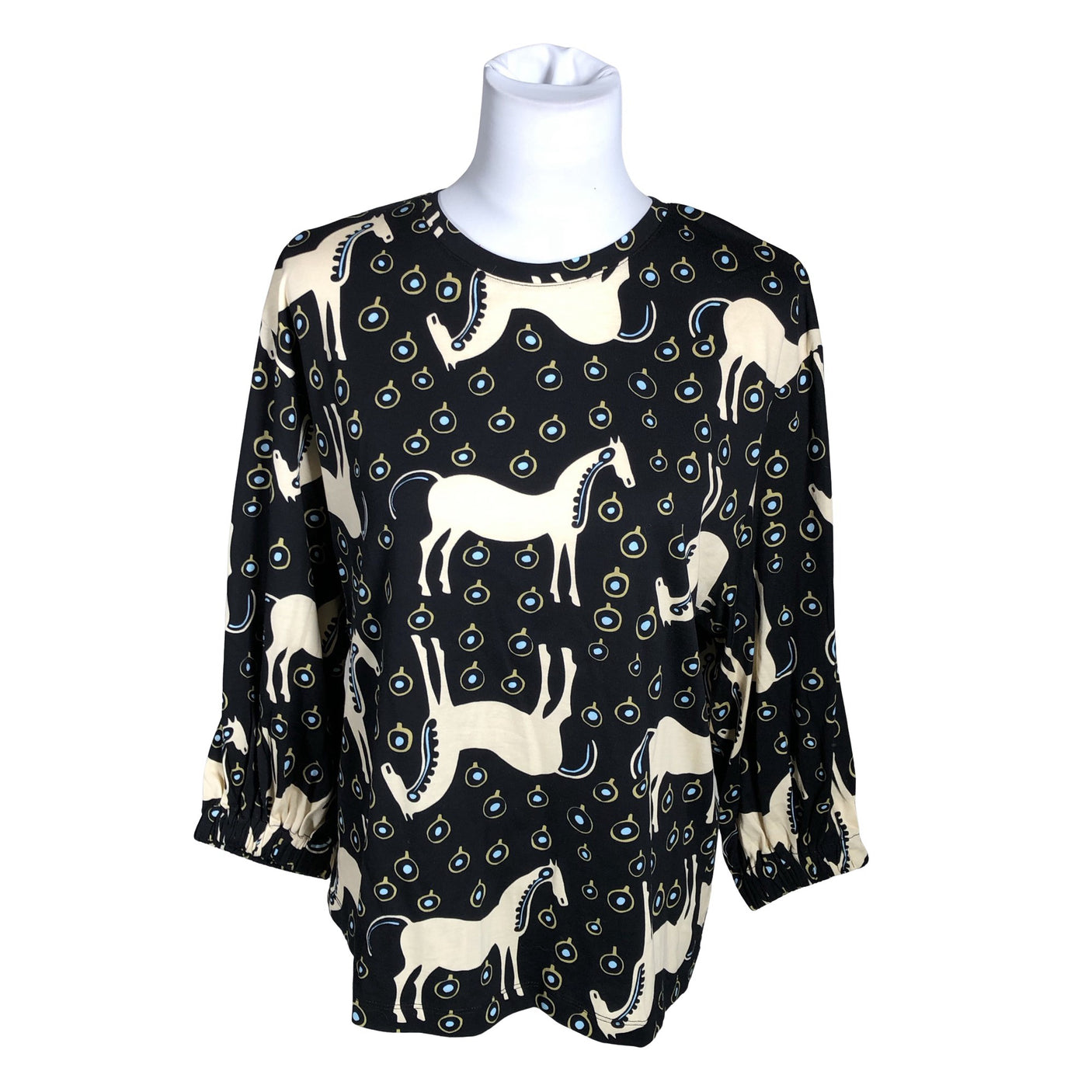 Naisten Marimekko - Trikoopaita, koko 38 - Musta (1)