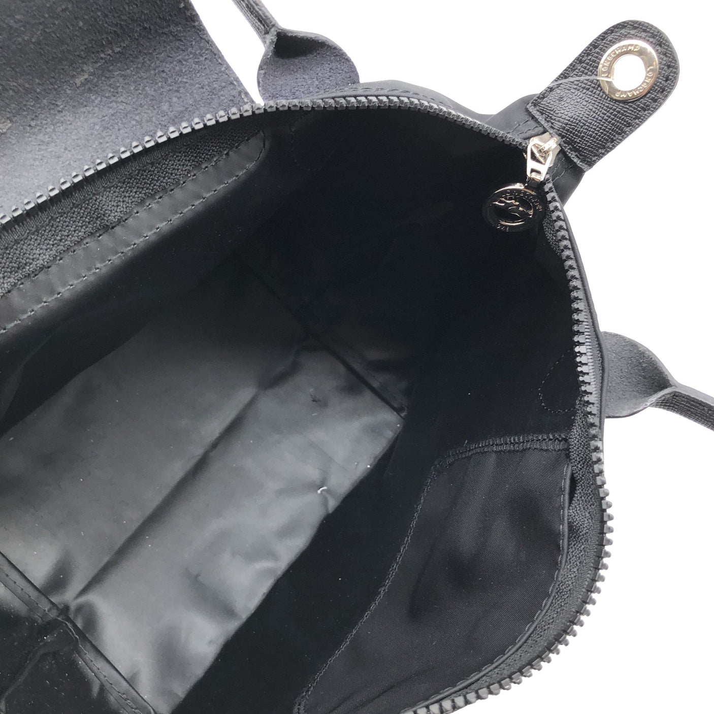 Naisten Longchamp - Käsilaukku, koko Midi - Musta (2)