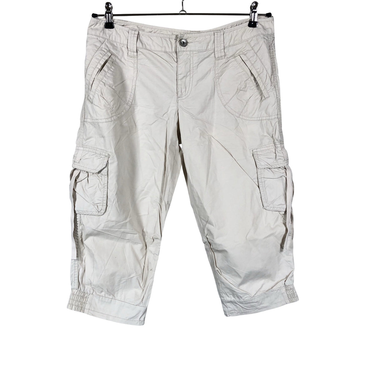 Naisten Esprit - Kangascaprit, koko 38 - Beige (1)