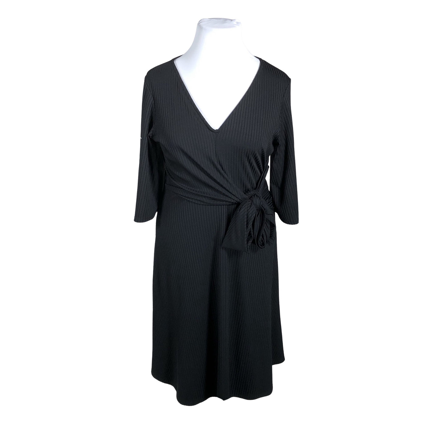 Naisten Lost Ink - Trikoomekko, koko 44 - Musta (1)