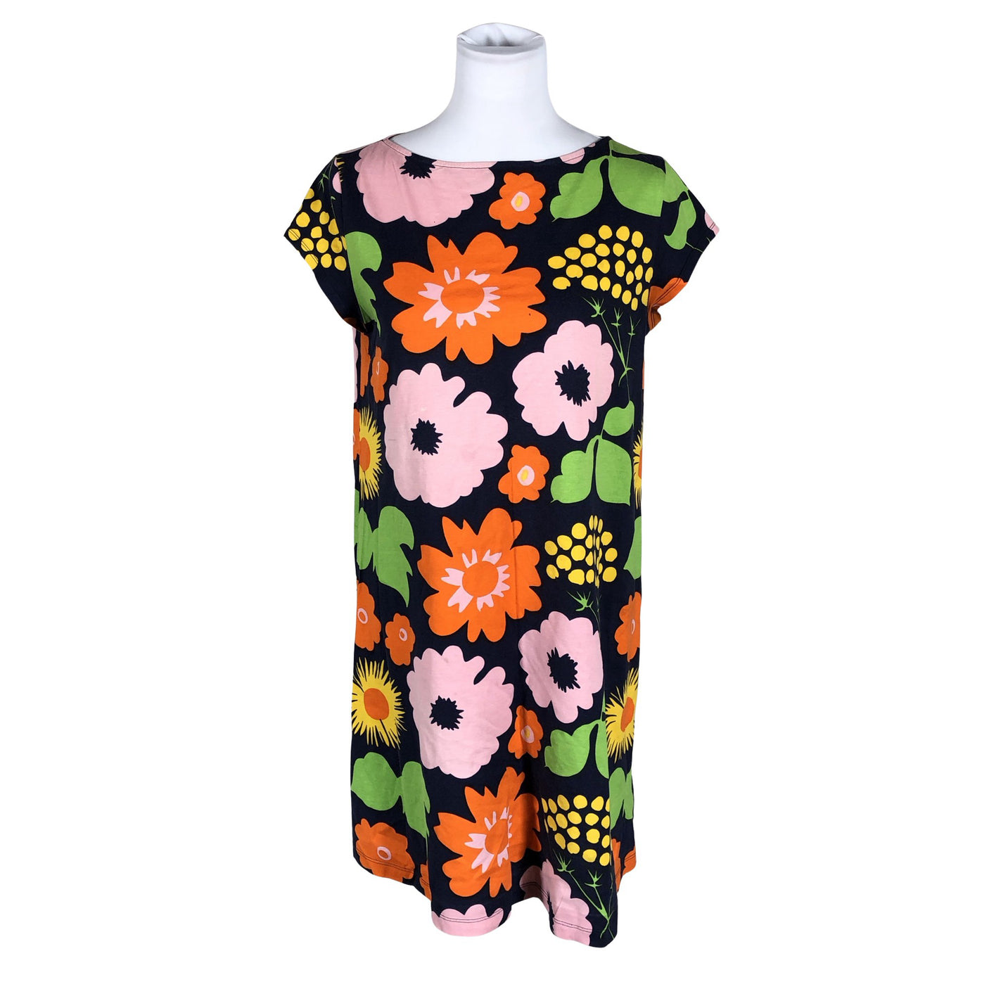 Naisten Marimekko - Trikoomekko, koko 36 - Sininen (1)
