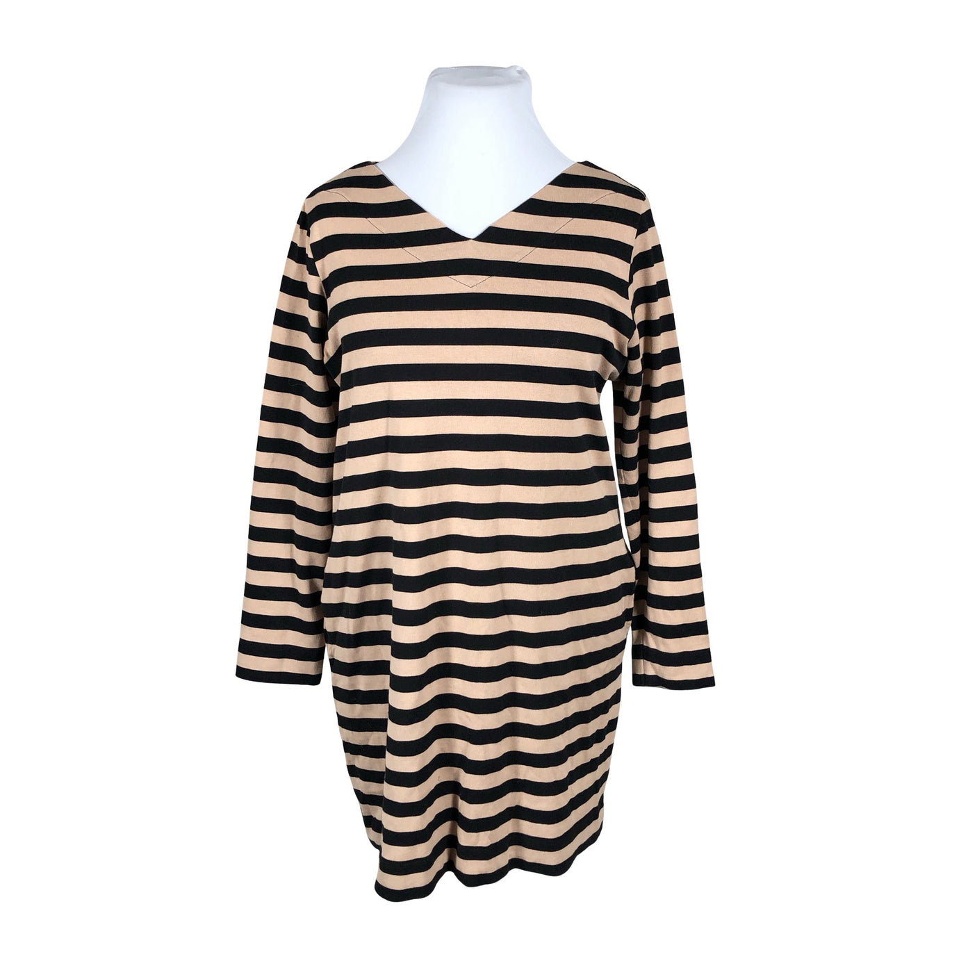 Naisten Marimekko - Trikoomekko, koko 42 - Ruskea (1)