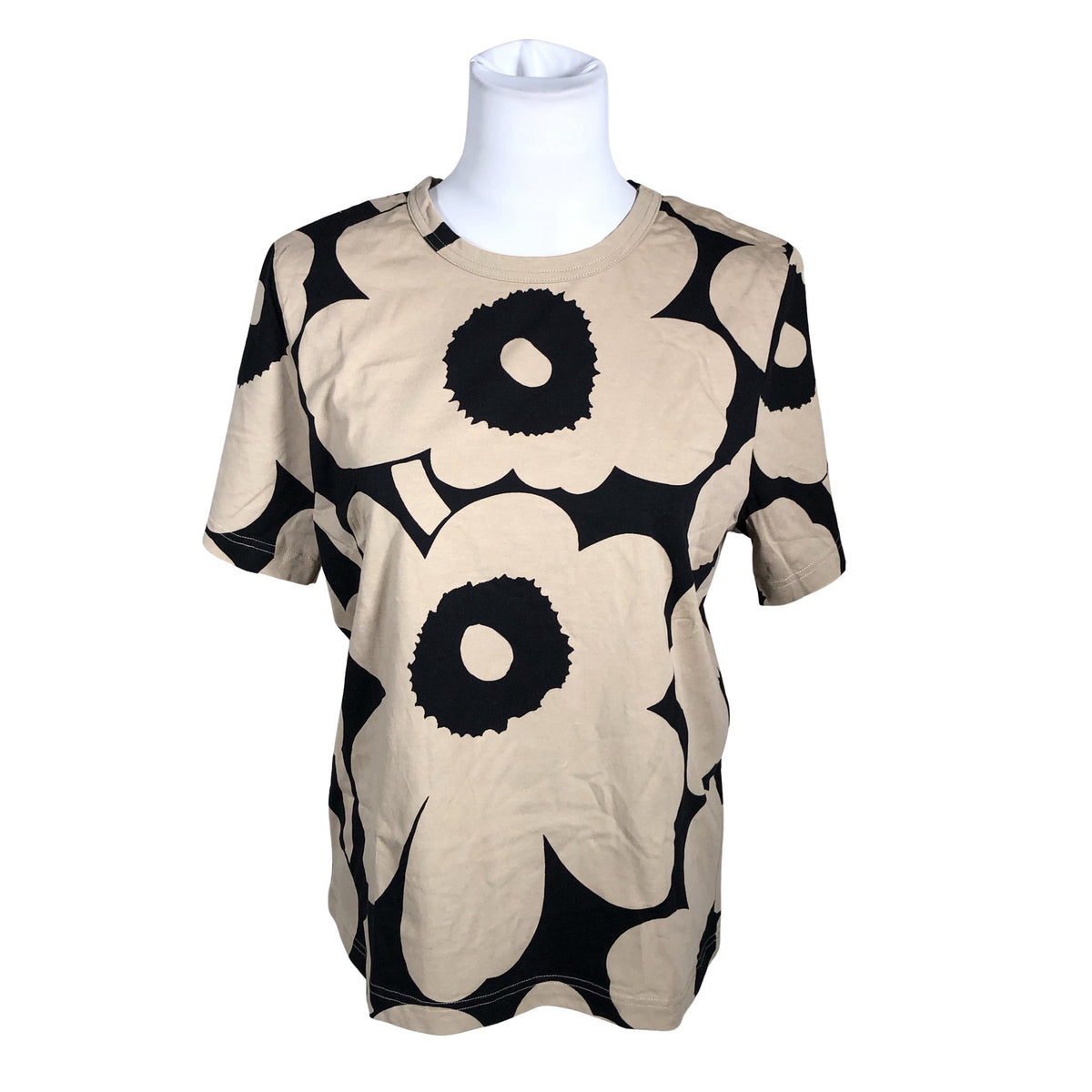 Naisten Marimekko - T-paita, koko 38 - Beige (1)