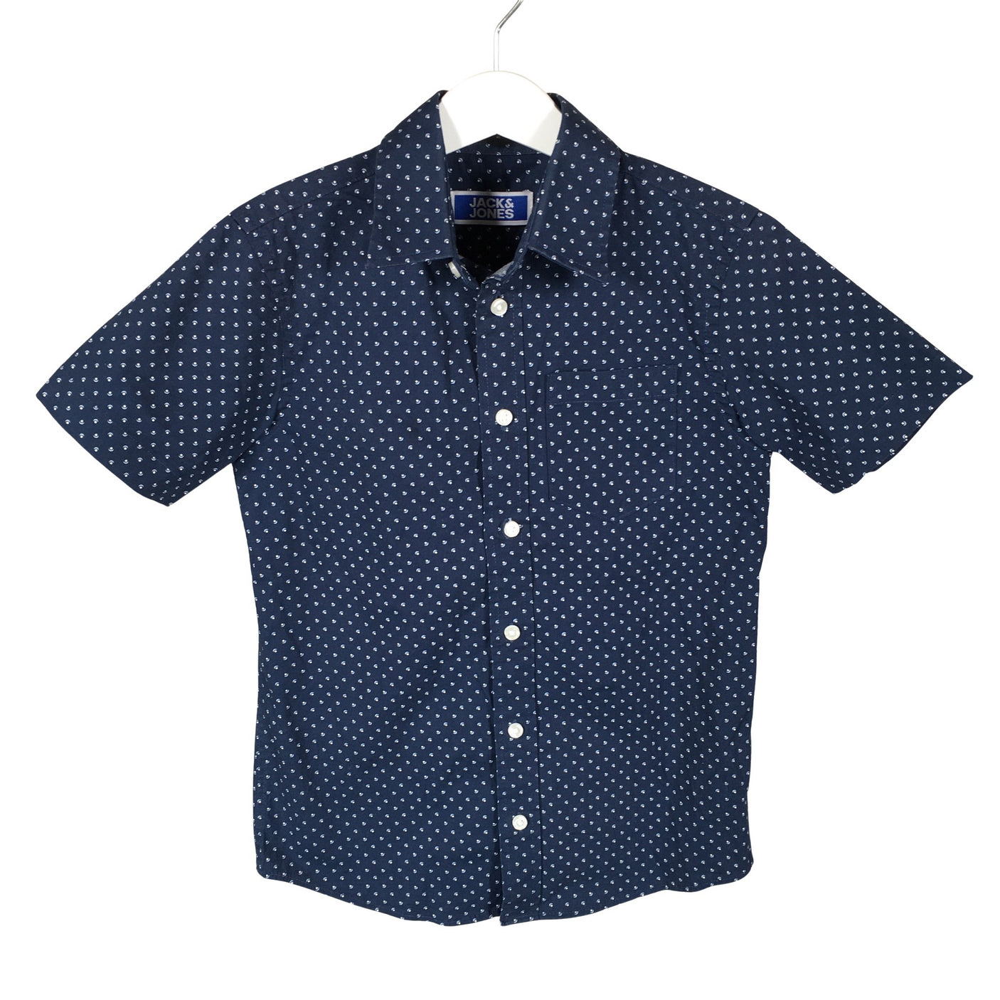 Poikien Jack & Jones - Kauluspaita, koko 134 - 140 - Sininen (1)