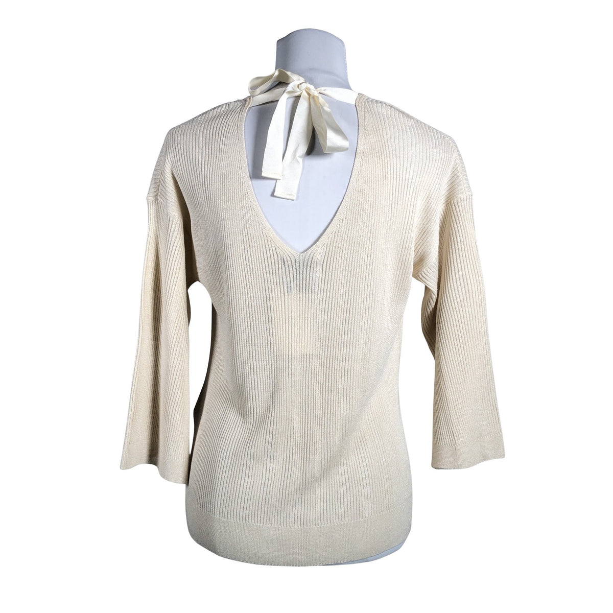 Naisten Massimo Dutti - Neulepaita, koko 36 - Luonnonvalkoinen (2)