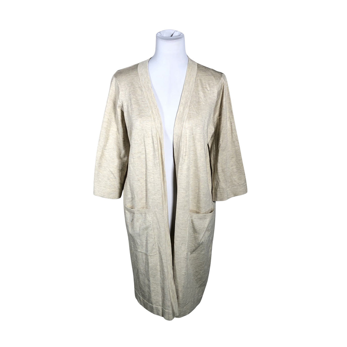 Naisten Saint Tropez - Neuletakki, koko 40 - Beige (1)