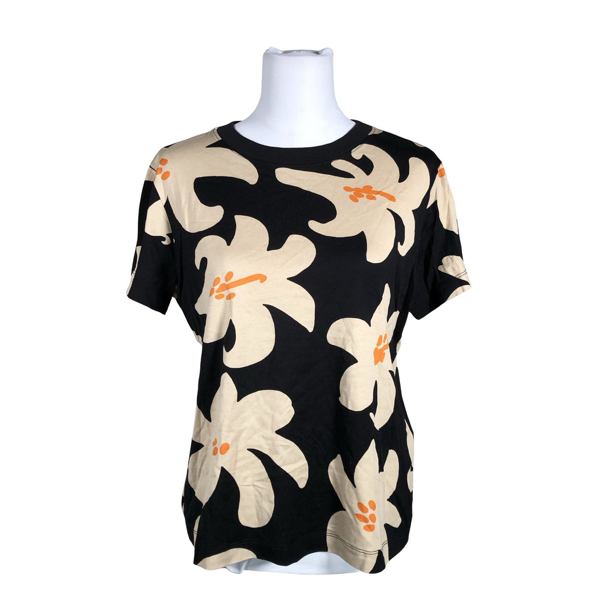 Naisten Marimekko - T-paita, koko 40 - Musta (1)