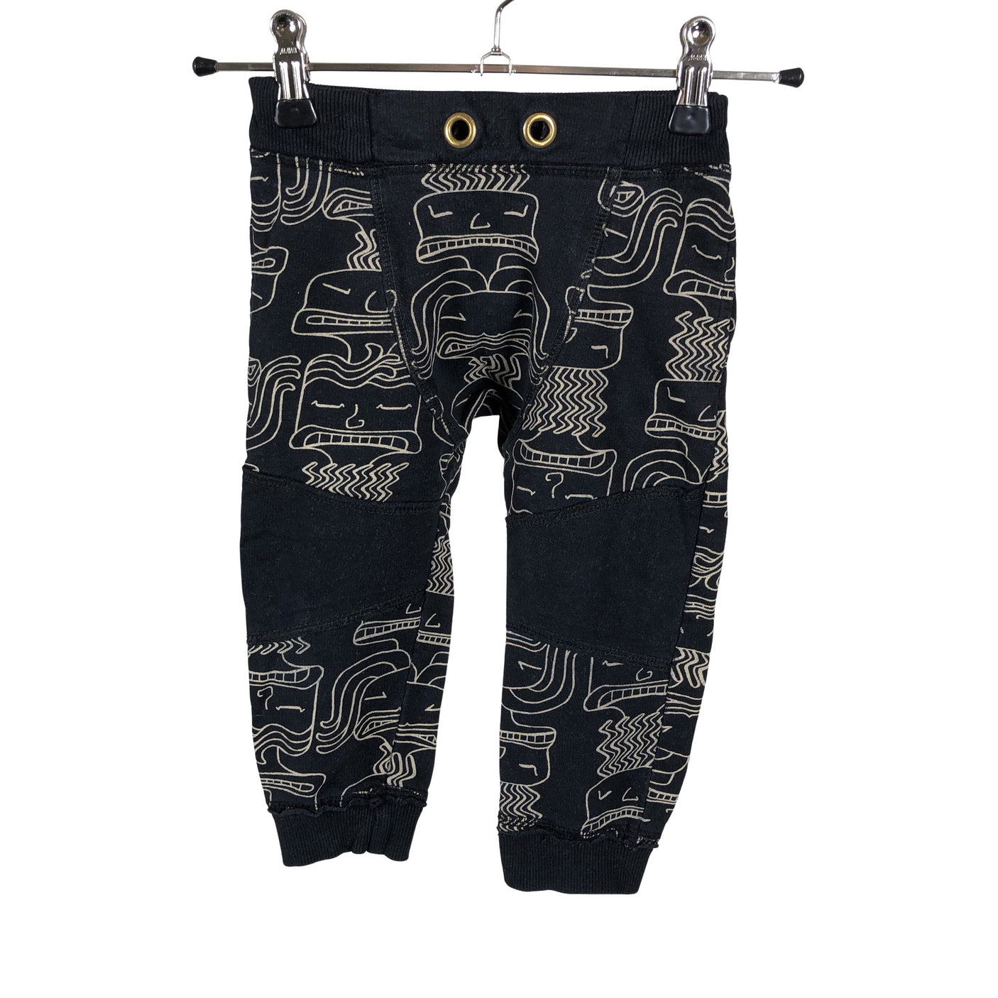 Unisex Mainio - Collegehousut, koko 86 - 92 - Musta (1)