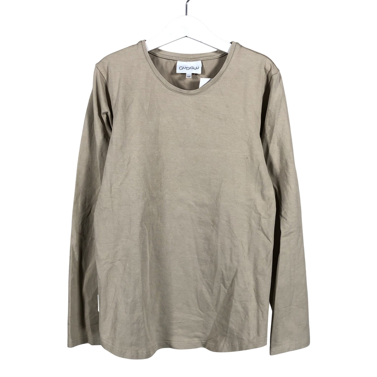 Unisex Gugguu - Trikoopaita, koko 140 - 146 - Beige (1)