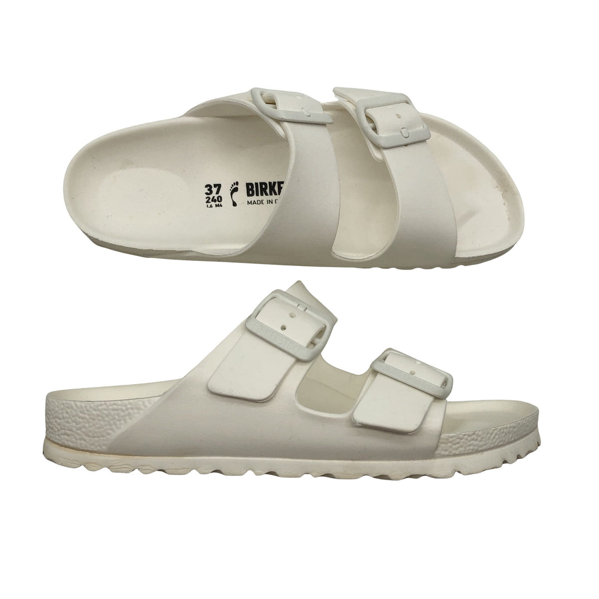Naisten Birkenstock - Sandaalit, koko 37 - Valkoinen (1)