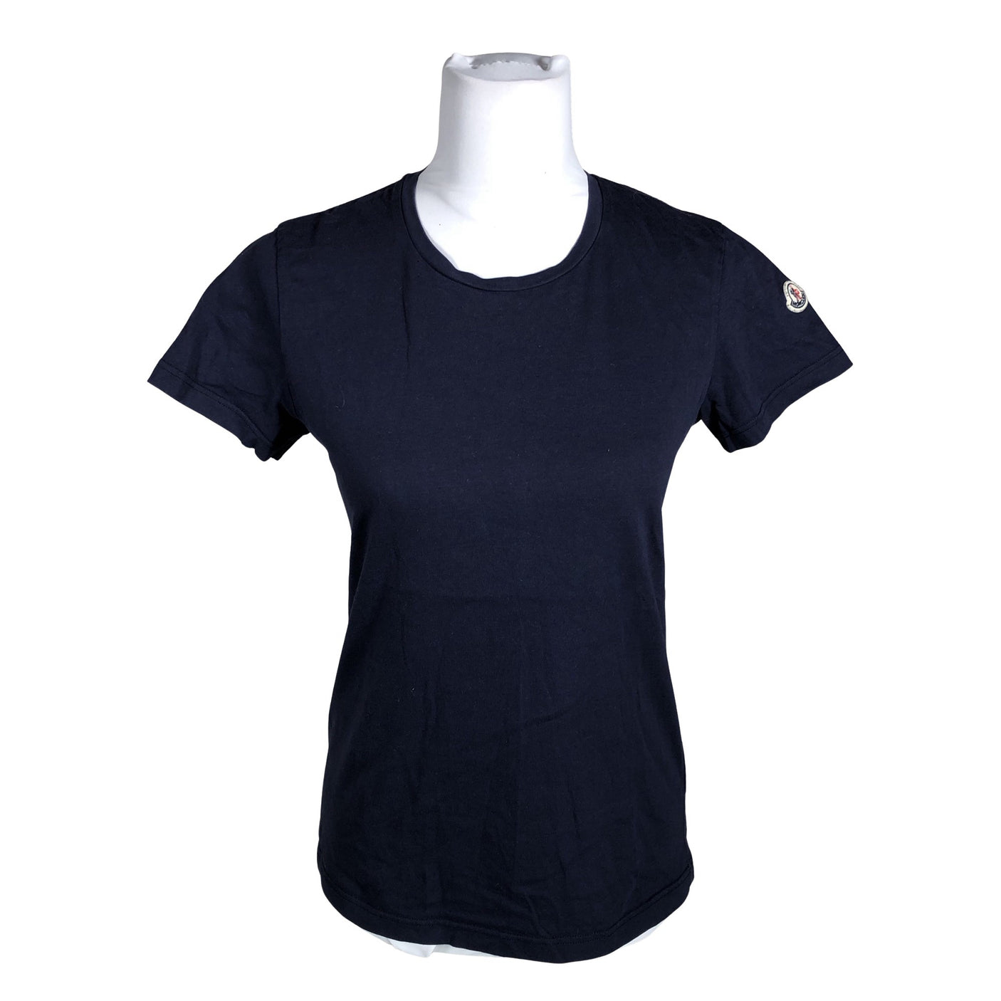 Naisten Moncler - T-paita, koko 36 - Sininen (1)