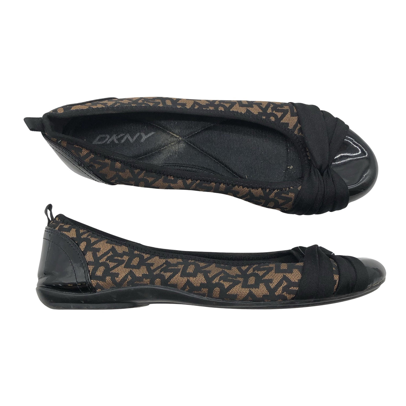 Naisten DKNY - Ballerinat, koko 40 - Ruskea (1)