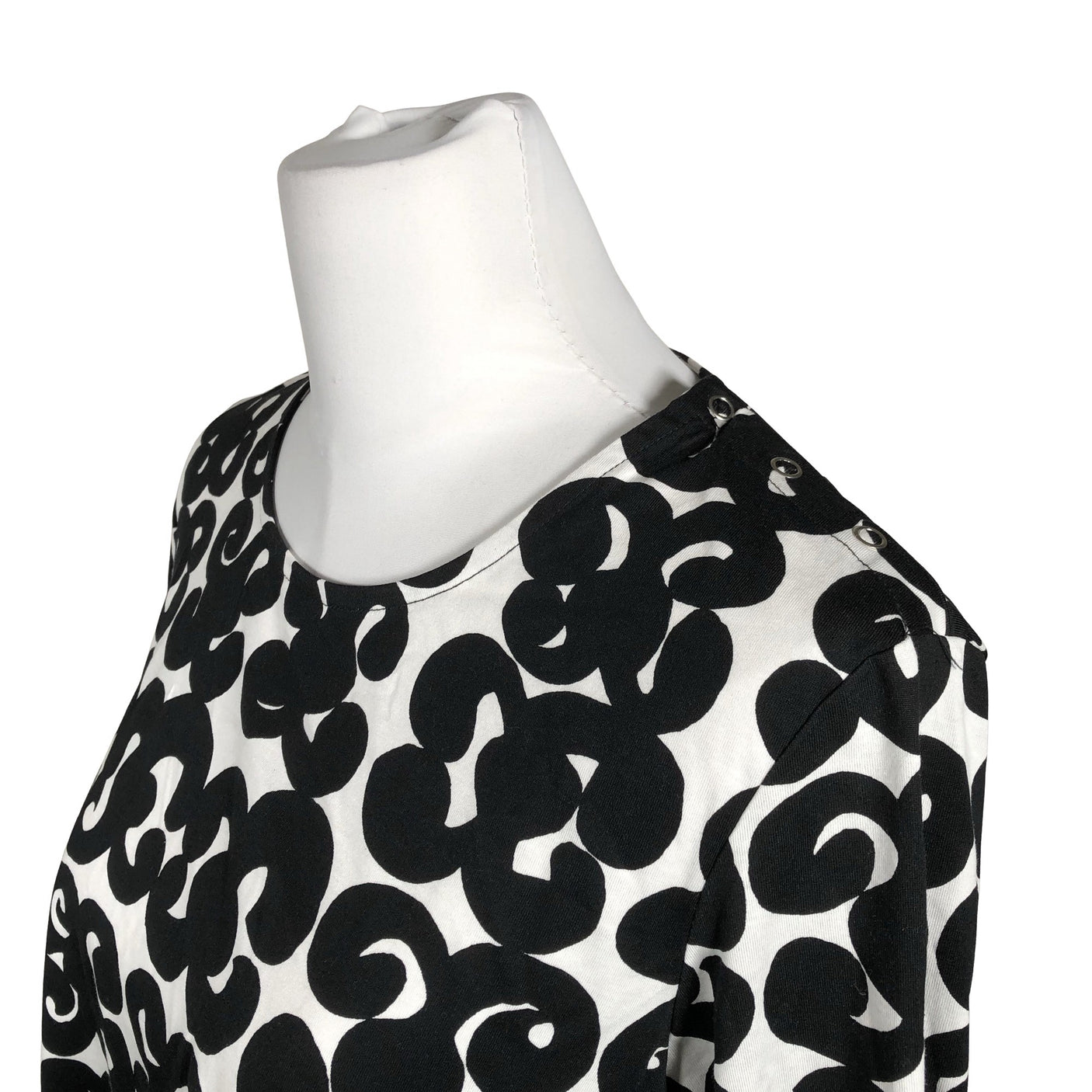 Naisten Marimekko - Trikoomekko, koko 38 - Valkoinen (3)