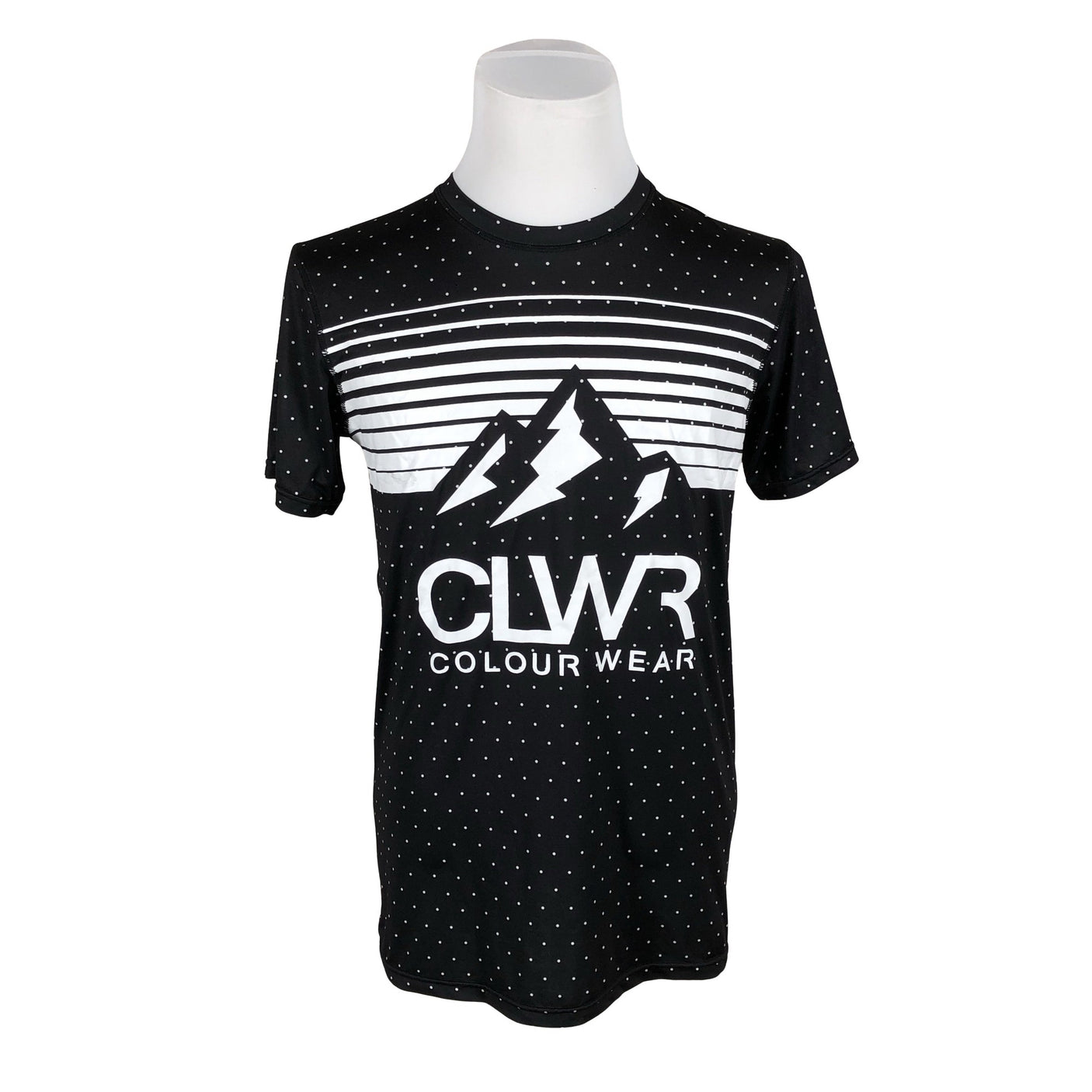 Miesten CLWR - Colour Wear - Urheilupaita, lyhyet hihat, koko M - Musta (1)