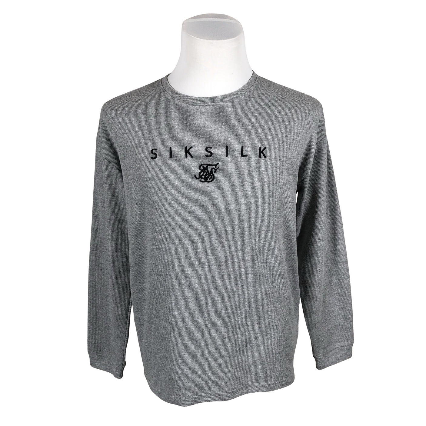 Miesten Siksilk - Neulepaita, koko M - Harmaa (1)
