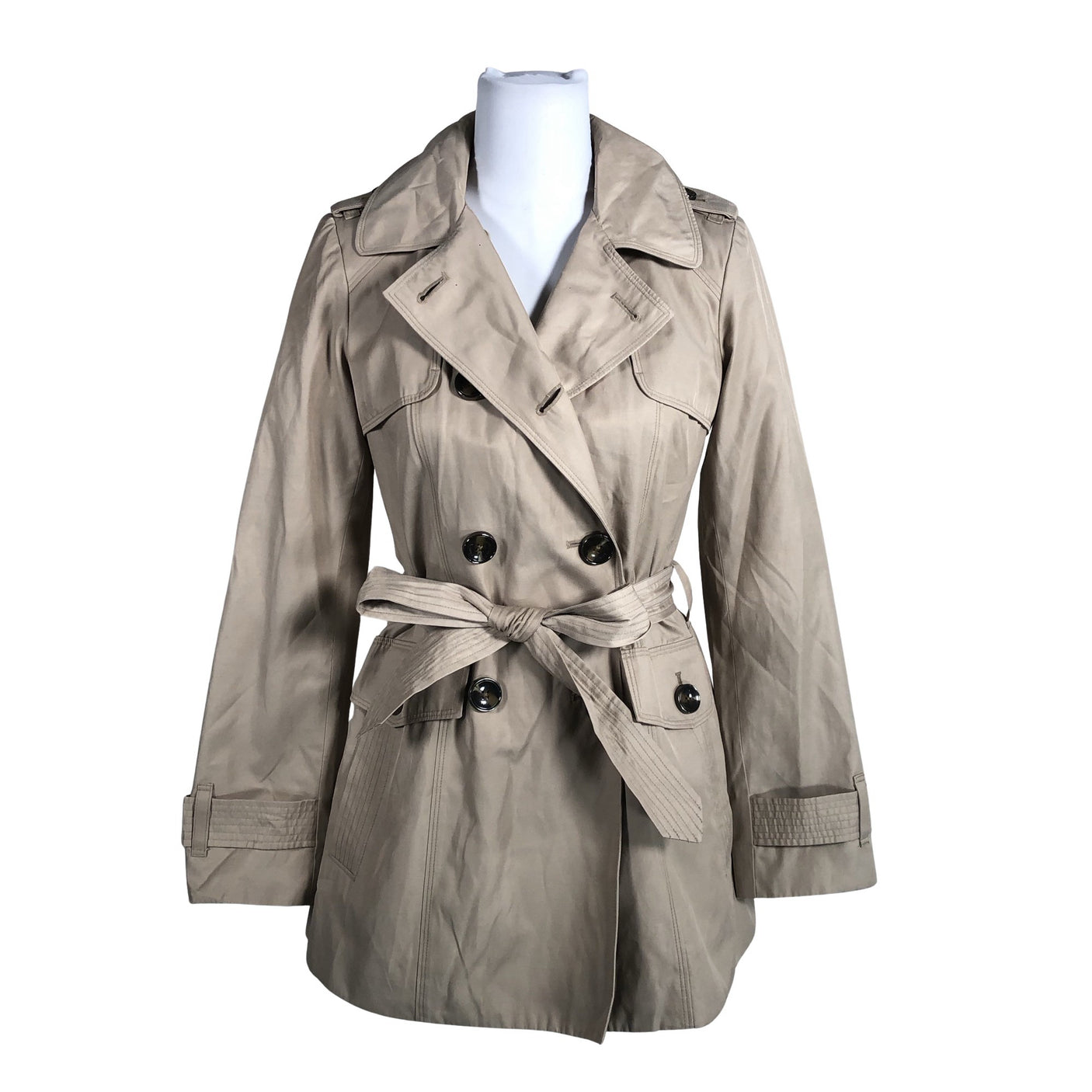 Naisten London Fog - Trenssitakki, koko 34 - Beige (3)