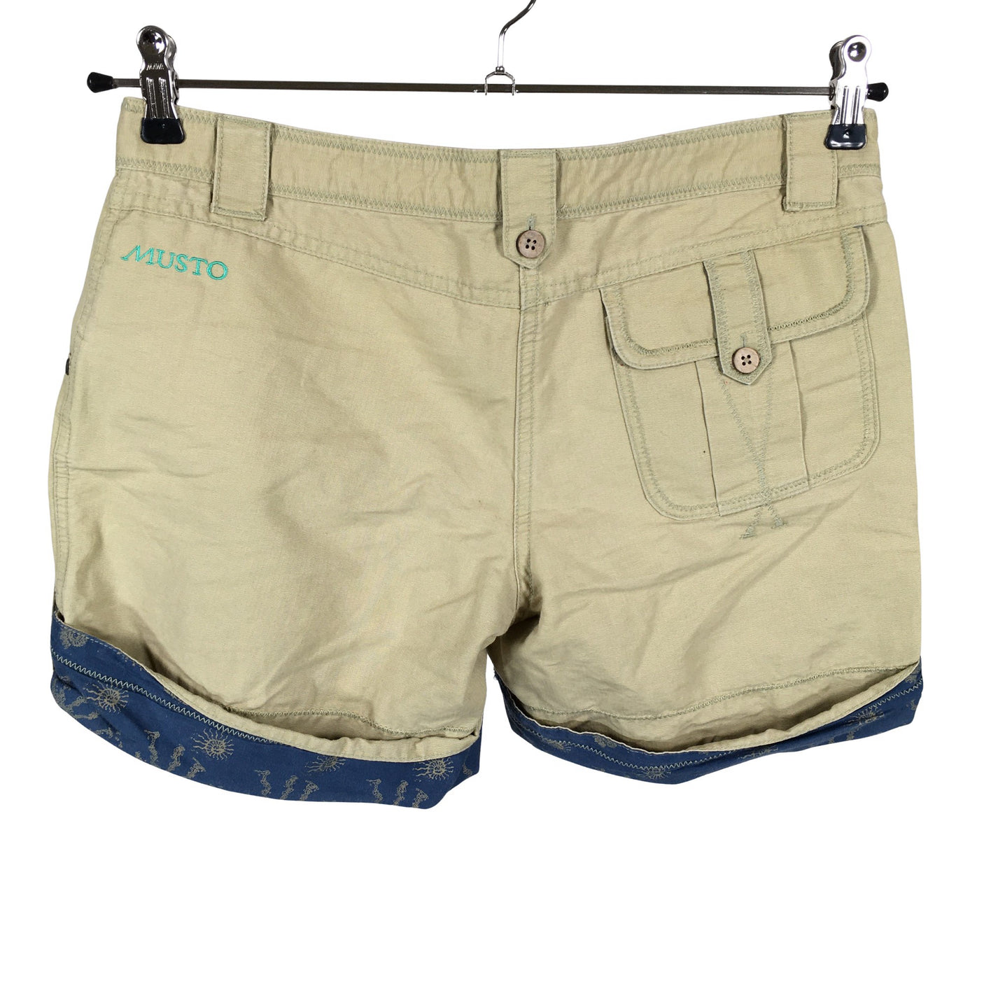 Naisten Musto - Shortsit, koko 36 - Beige (2)