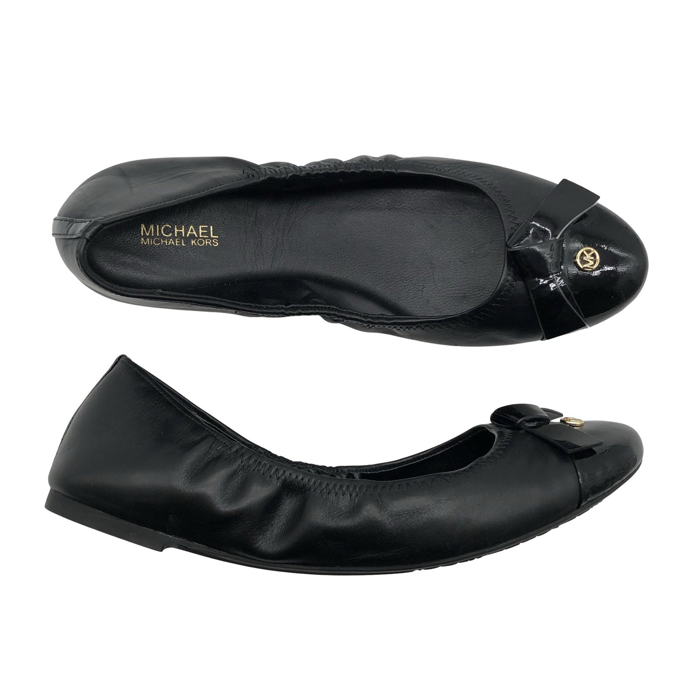Naisten Michael Kors - Ballerinat, koko 36 - Musta (1)