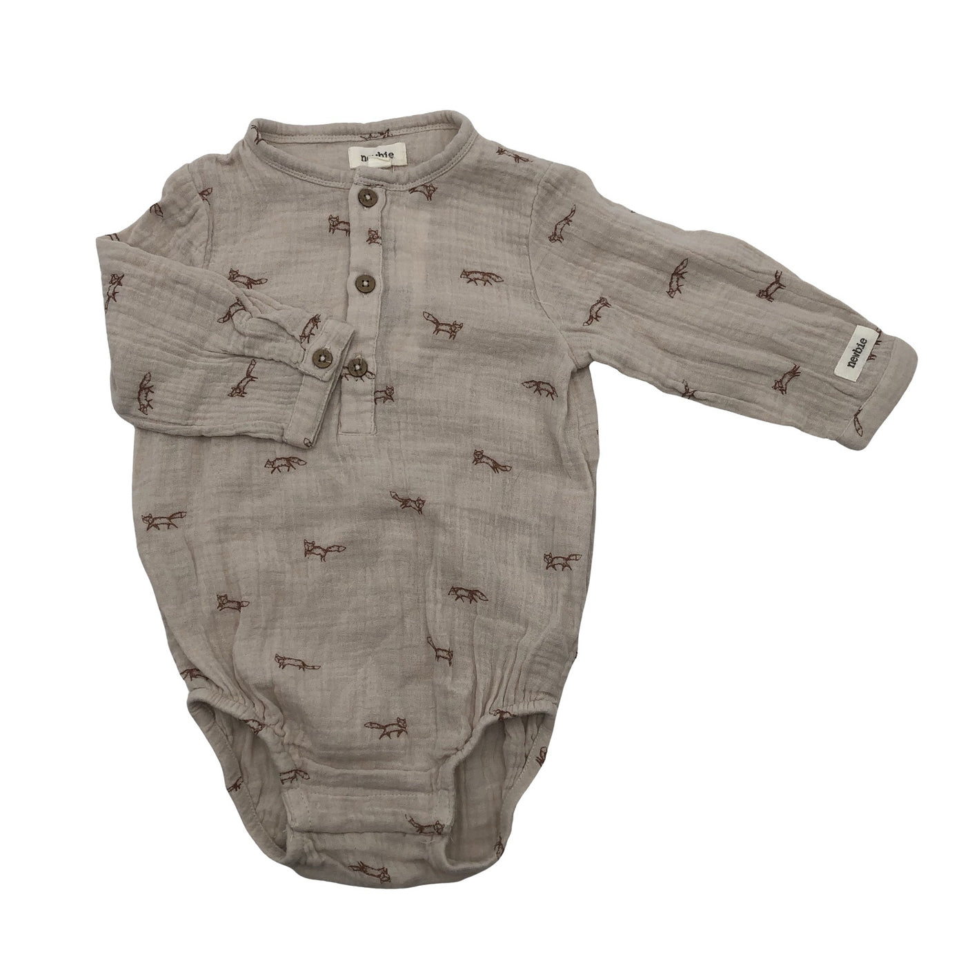 Tyttöjen Newbie - Body, koko 62 - 68 - Beige (1)