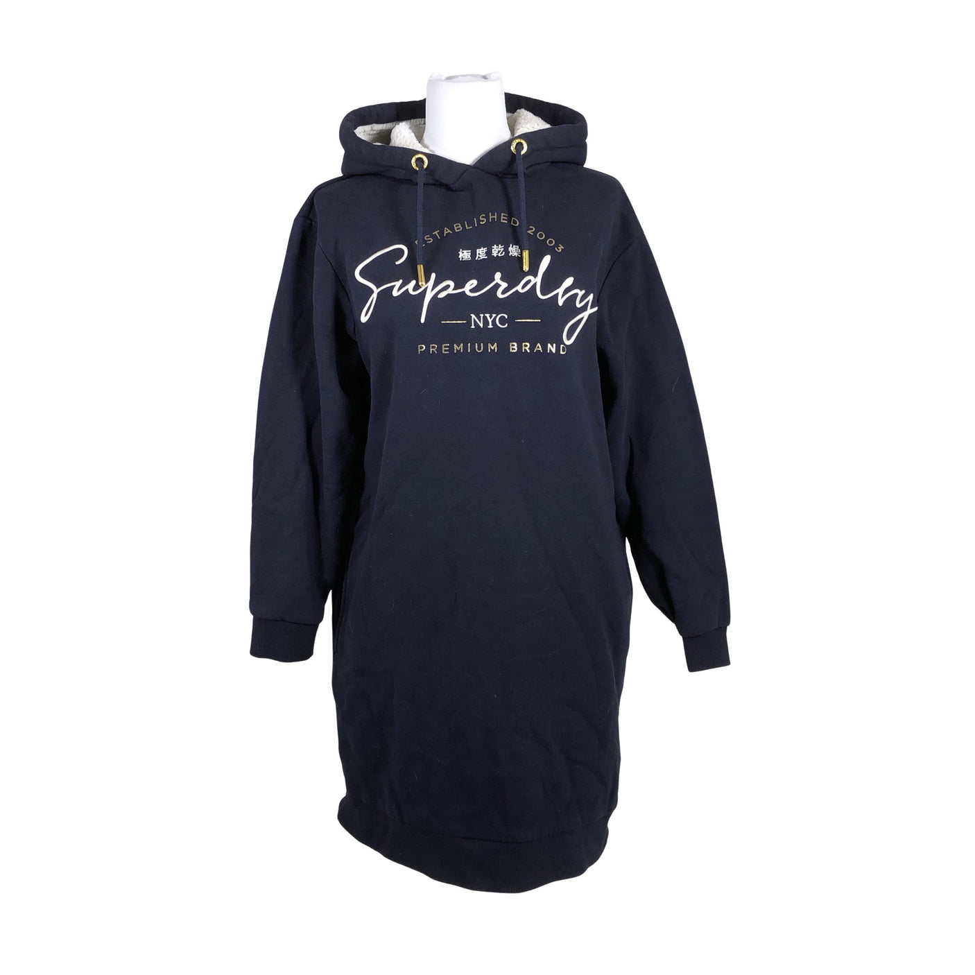 Naisten Superdry - Collegemekko, koko 40 - Sininen (1)