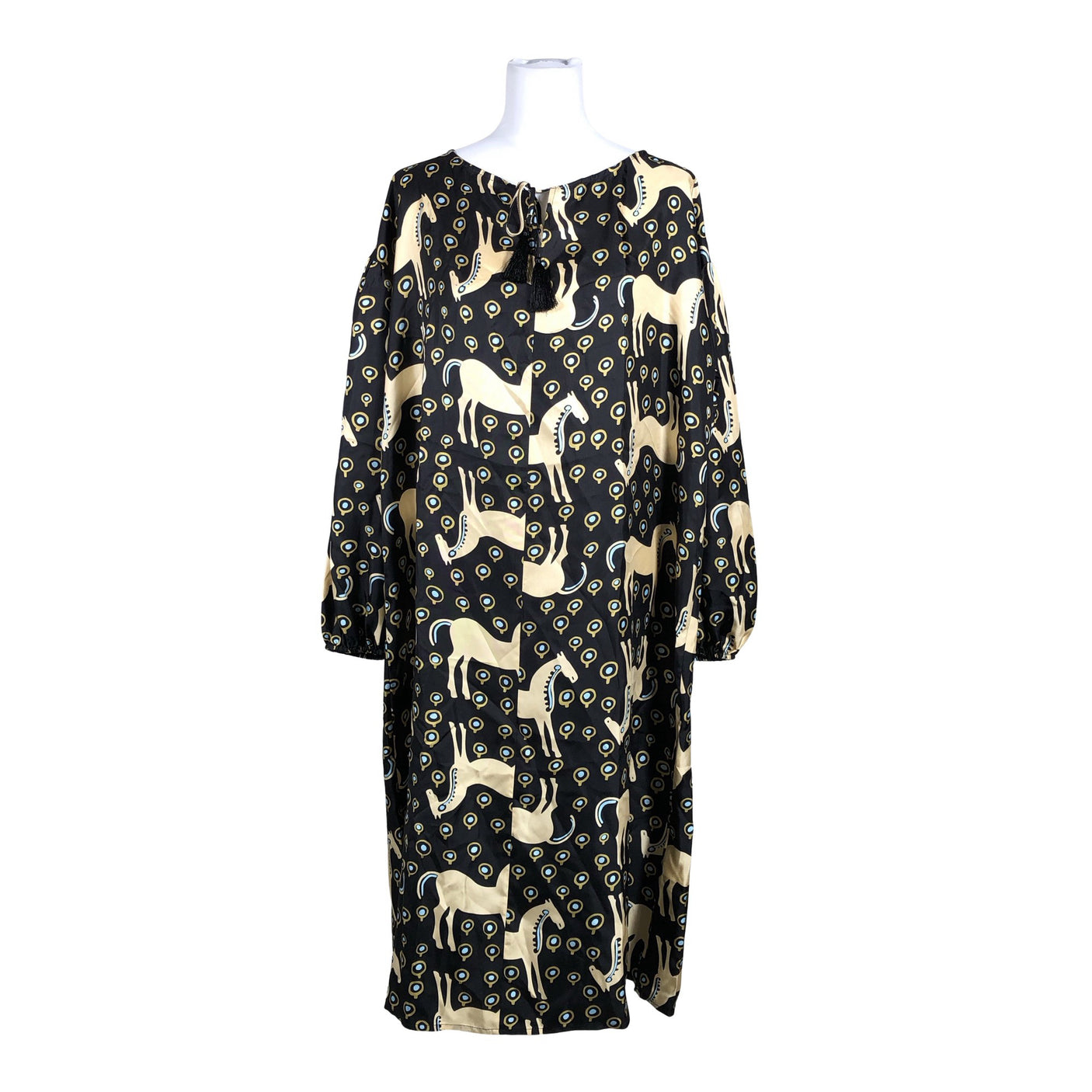 Naisten Marimekko - Sifonkimekko, koko 36 - Musta (1)