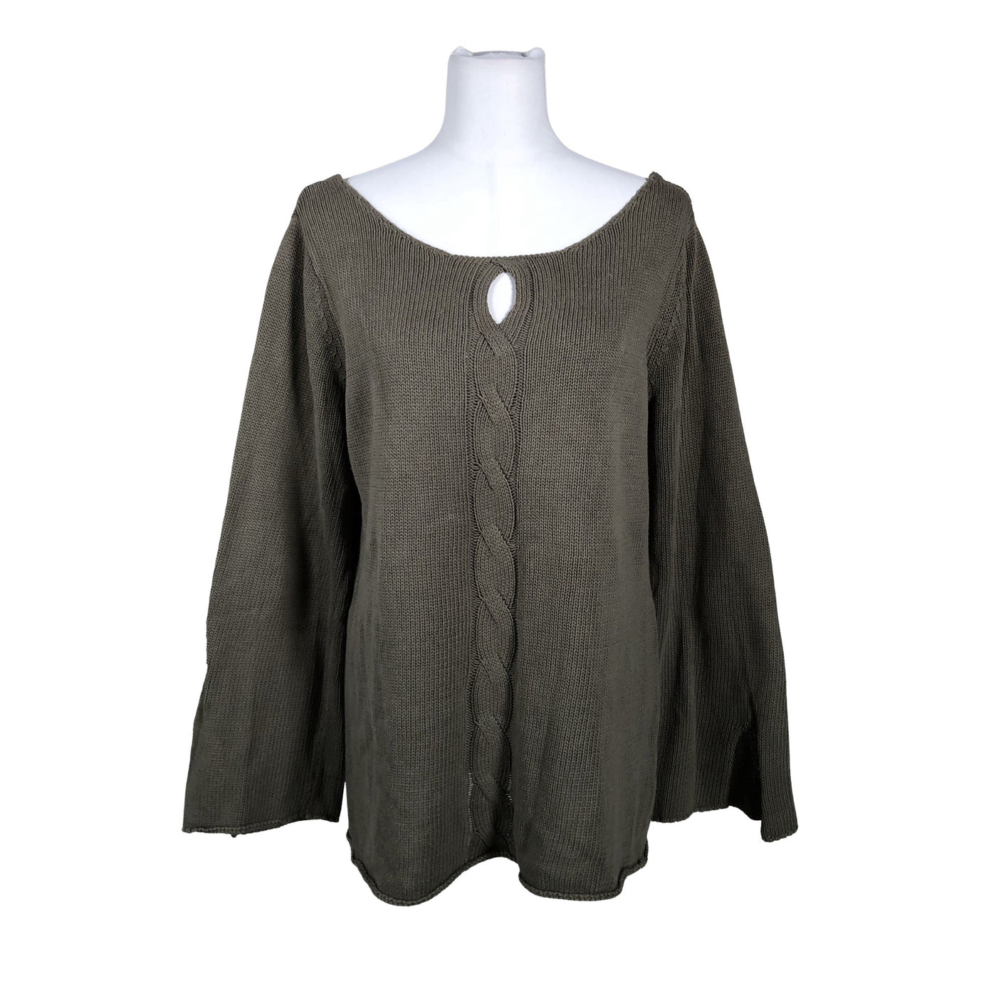 Naisten CC capri collection - Neulepaita, koko 40 - Vihreä (1)