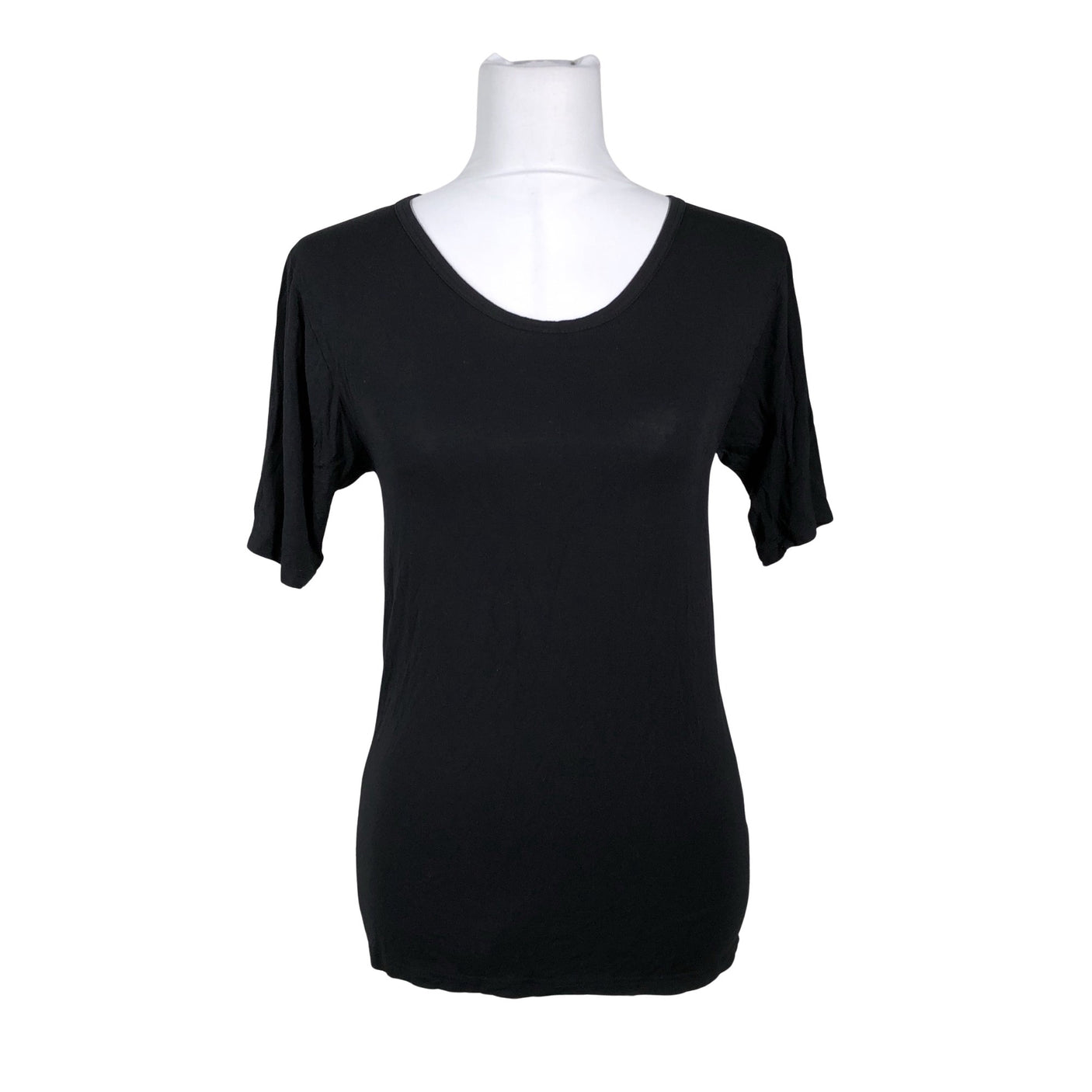 Naisten Tam Silk - T-paita, koko 40 - Musta (1)