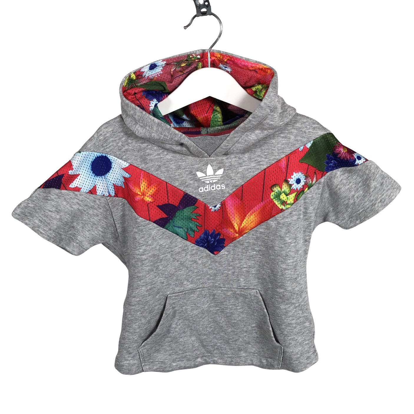 Tyttöjen Adidas - Huppari, koko 86 - 92 - Harmaa (1)