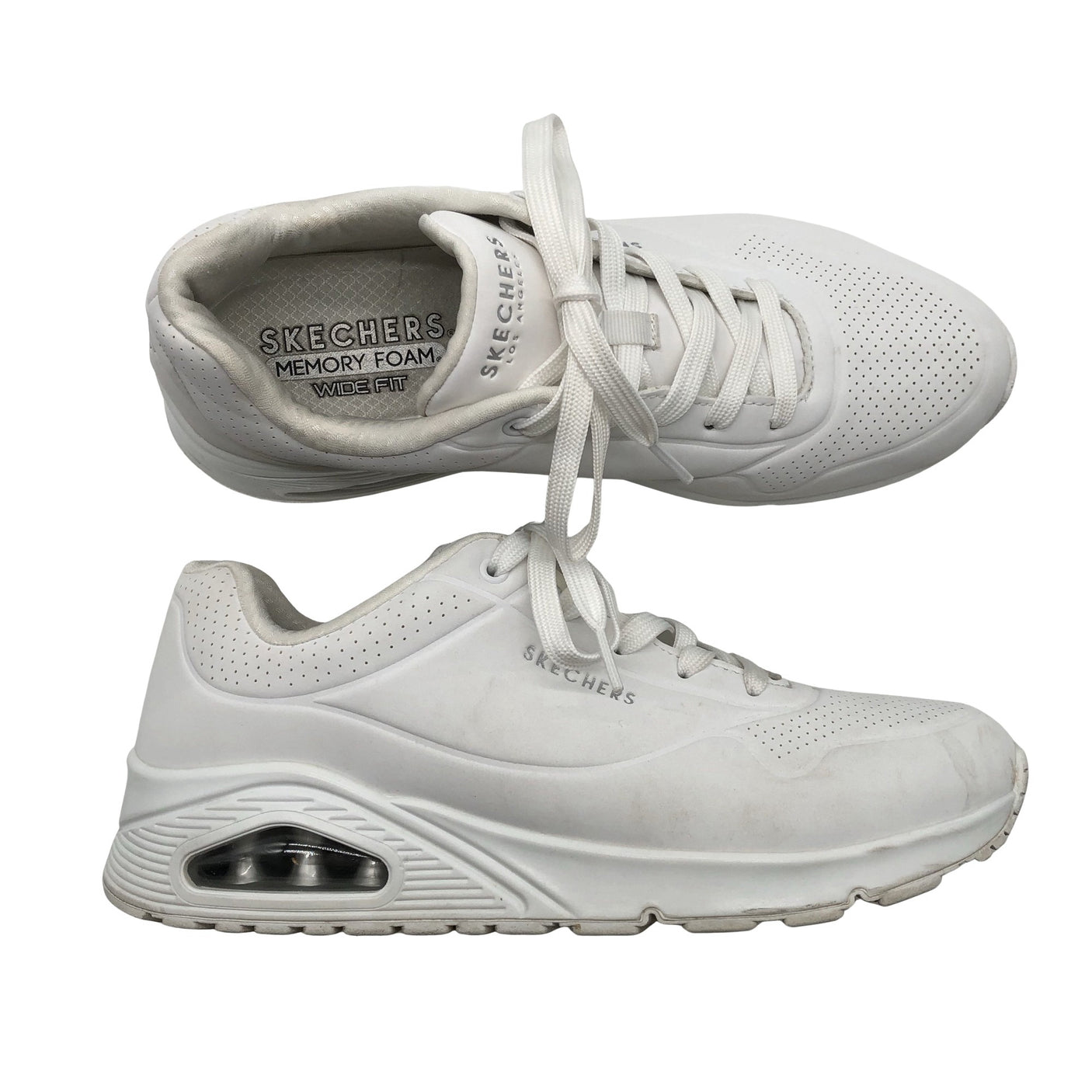 Naisten Skechers - Tennarit, koko 40 - Valkoinen (1)