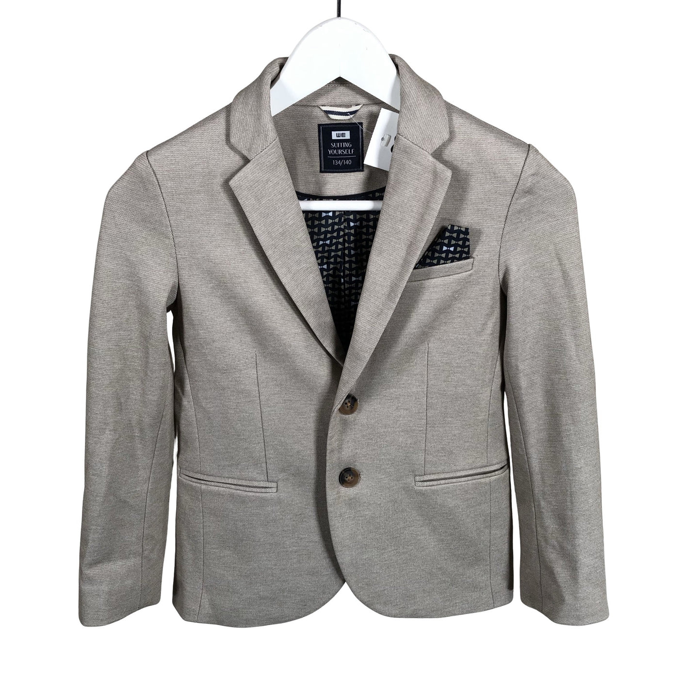 Poikien We - Pikkutakki, koko 134 - 140 - Beige (1)