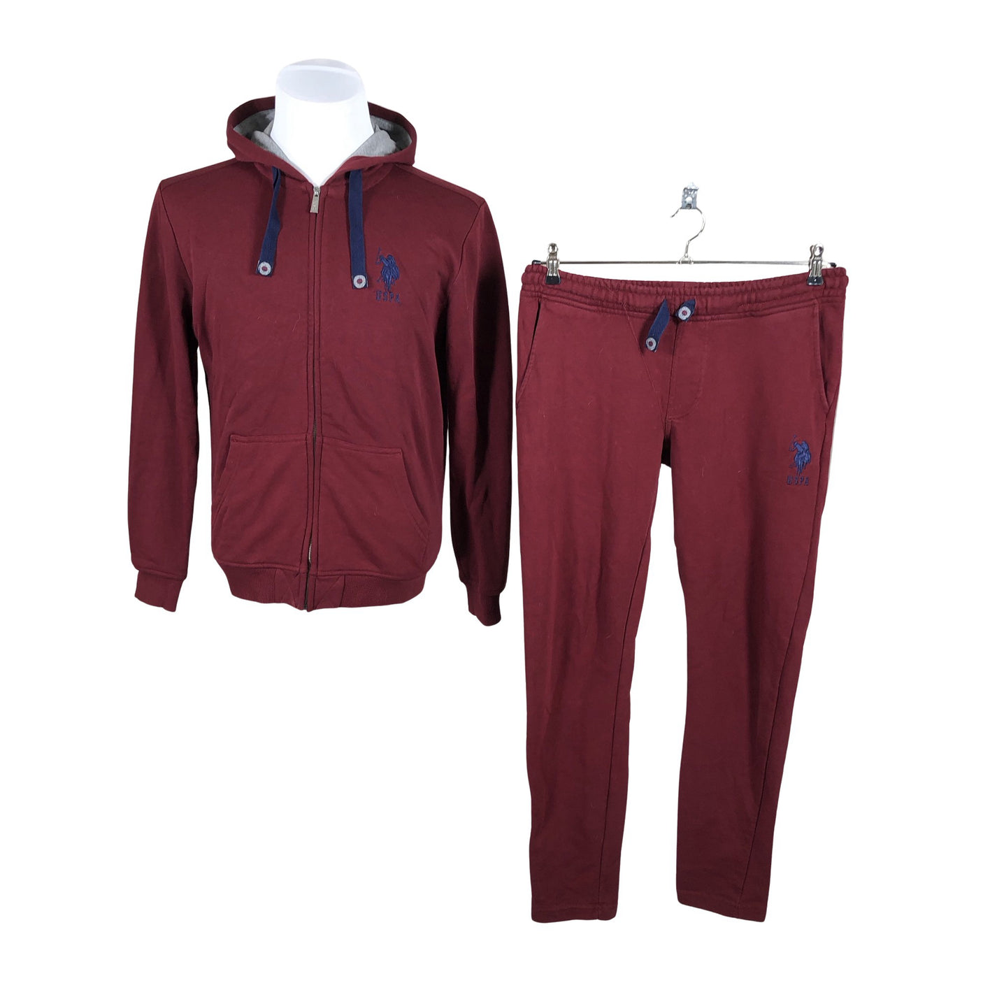 Miesten U.S. Polo Assn. - Collegeasu, koko S - Viininpunainen (1)