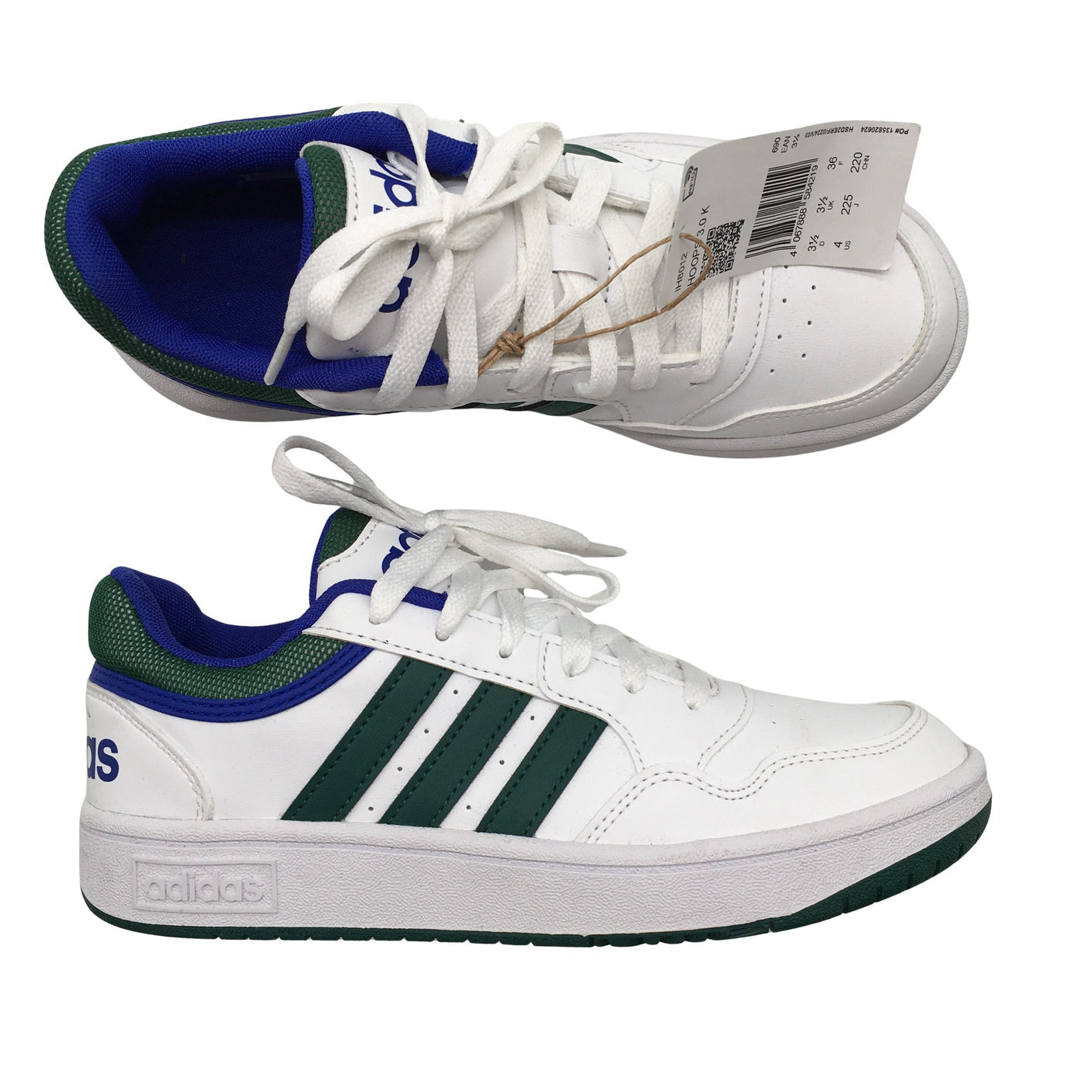 Tyttöjen Adidas - Tennarit, koko 36 - Valkoinen (1)