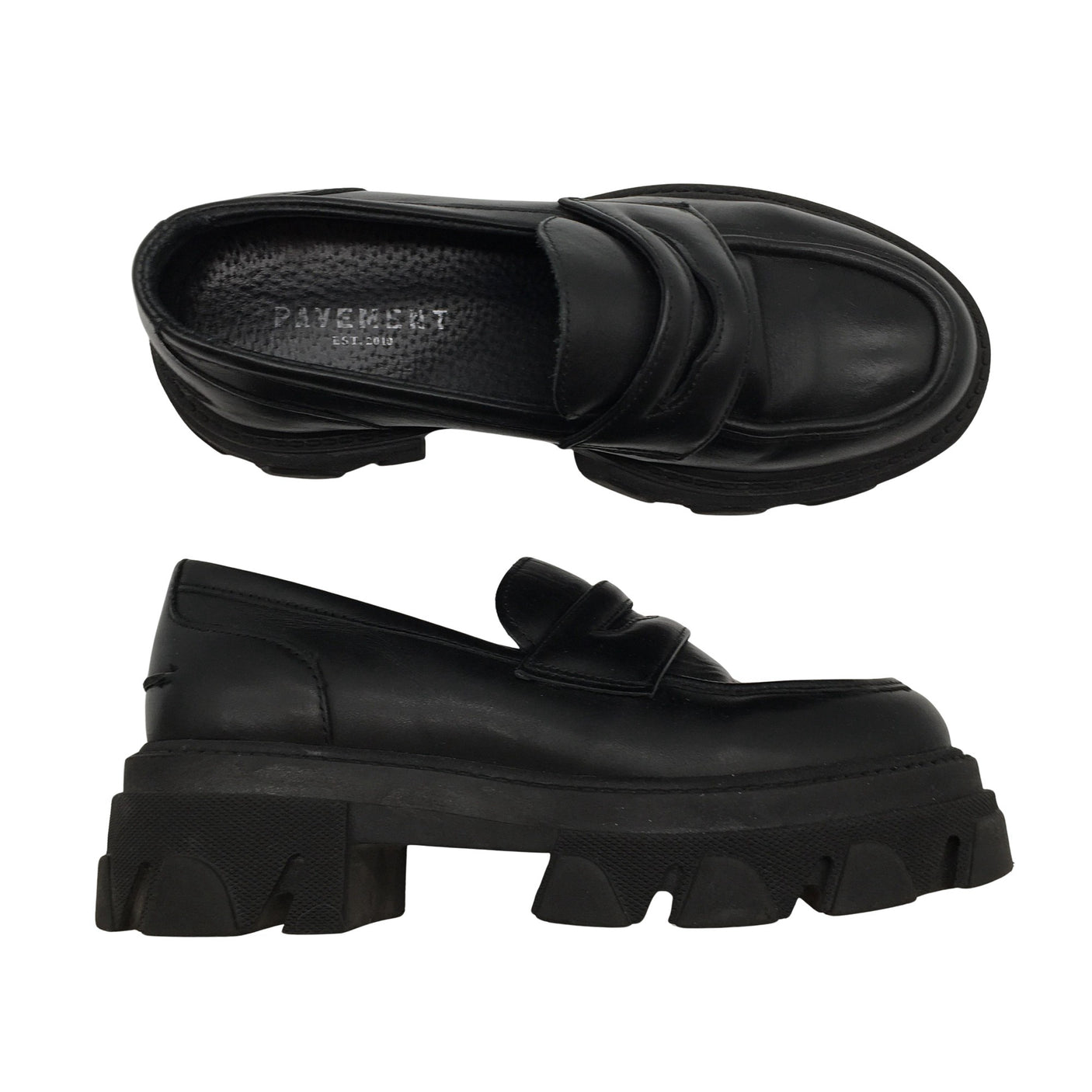 Naisten Pavement - Loaferit, koko 36 - Musta (1)