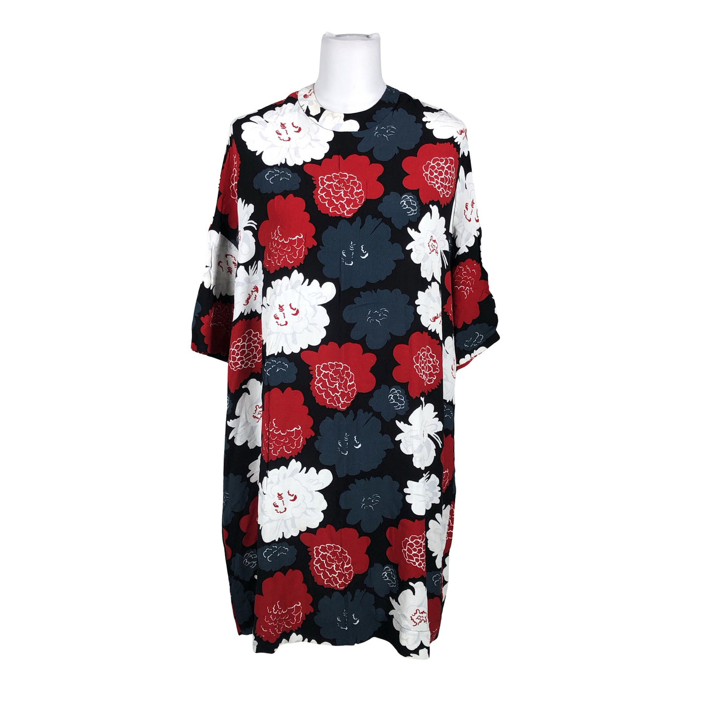 Naisten Marimekko - Sifonkimekko, koko 38 - Musta (1)