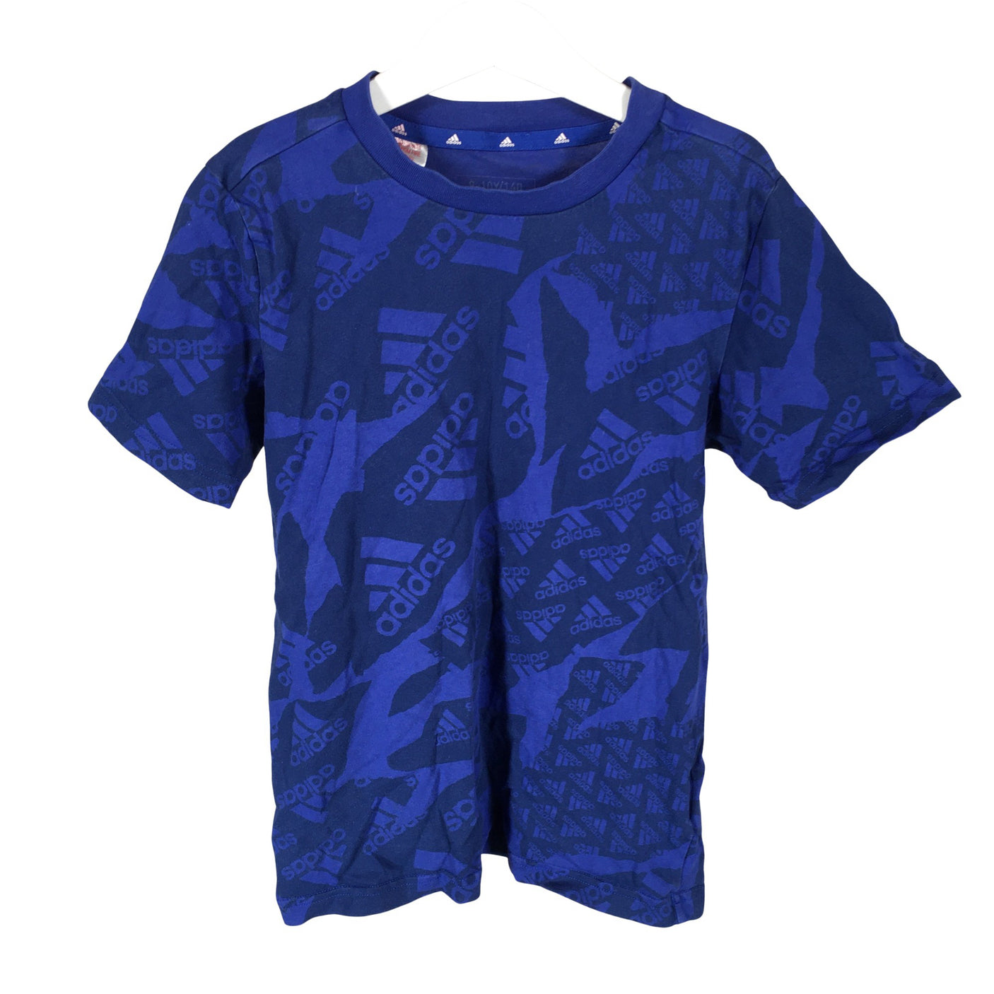 Unisex Adidas - T-paita, koko 134 - 140 - Sininen (1)