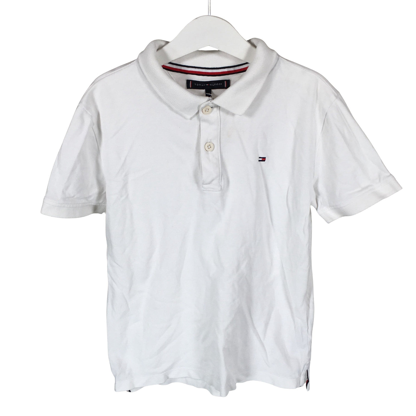 Poikien Tommy Hilfiger - Pikeepaita, koko 134 - 140 - Valkoinen (1)