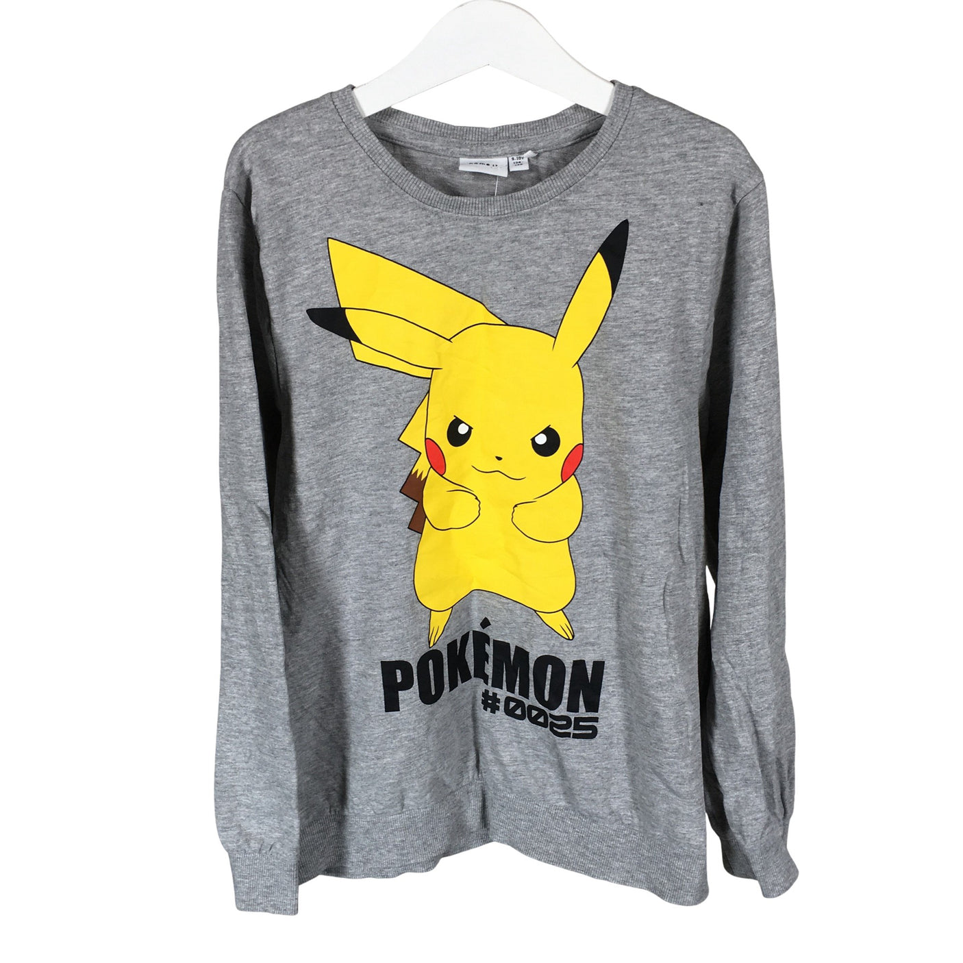Unisex Name It - Trikoopaita, koko 134 - 140 - Harmaa (1)