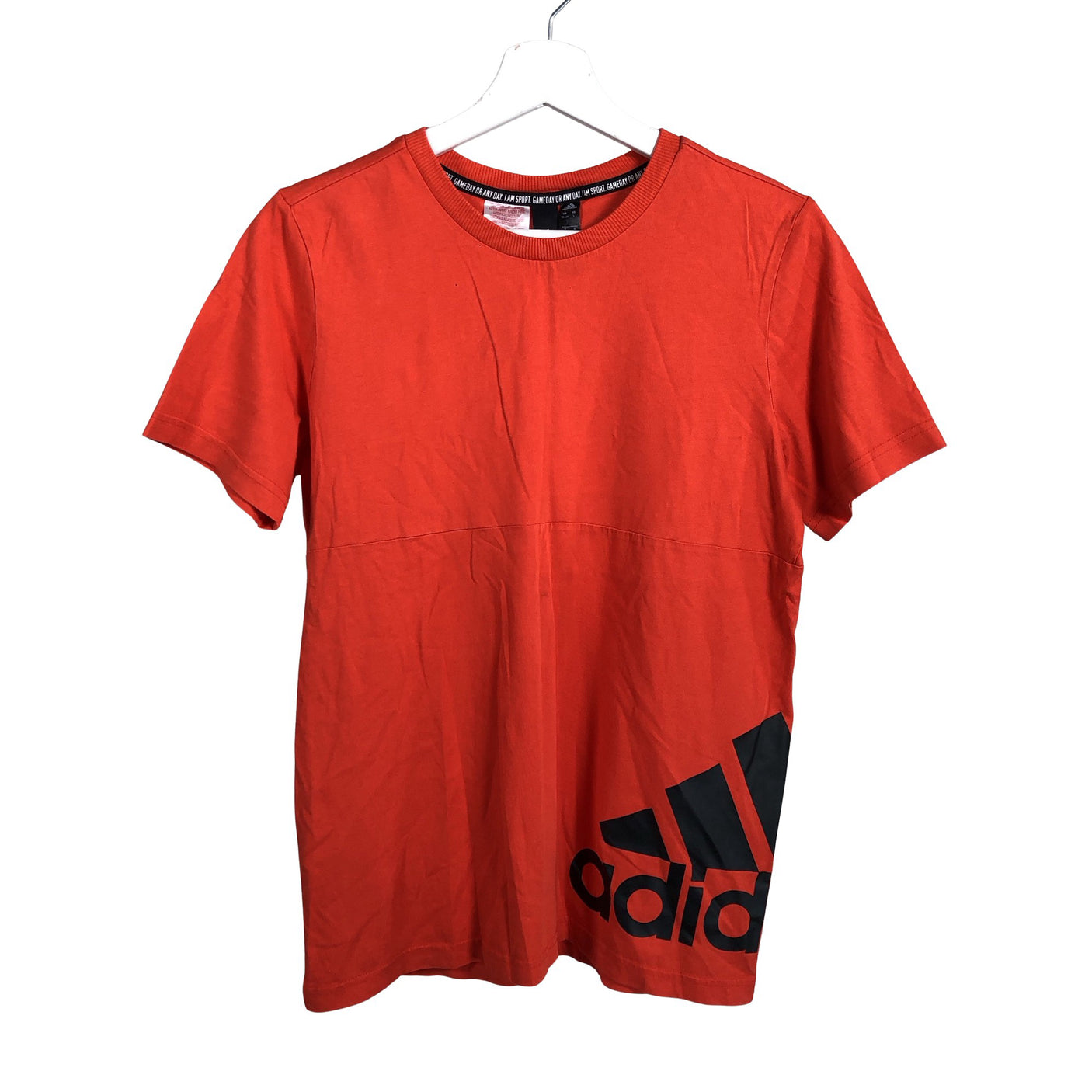Unisex Adidas - T-paita, koko 158 - 164 - Punainen (1)
