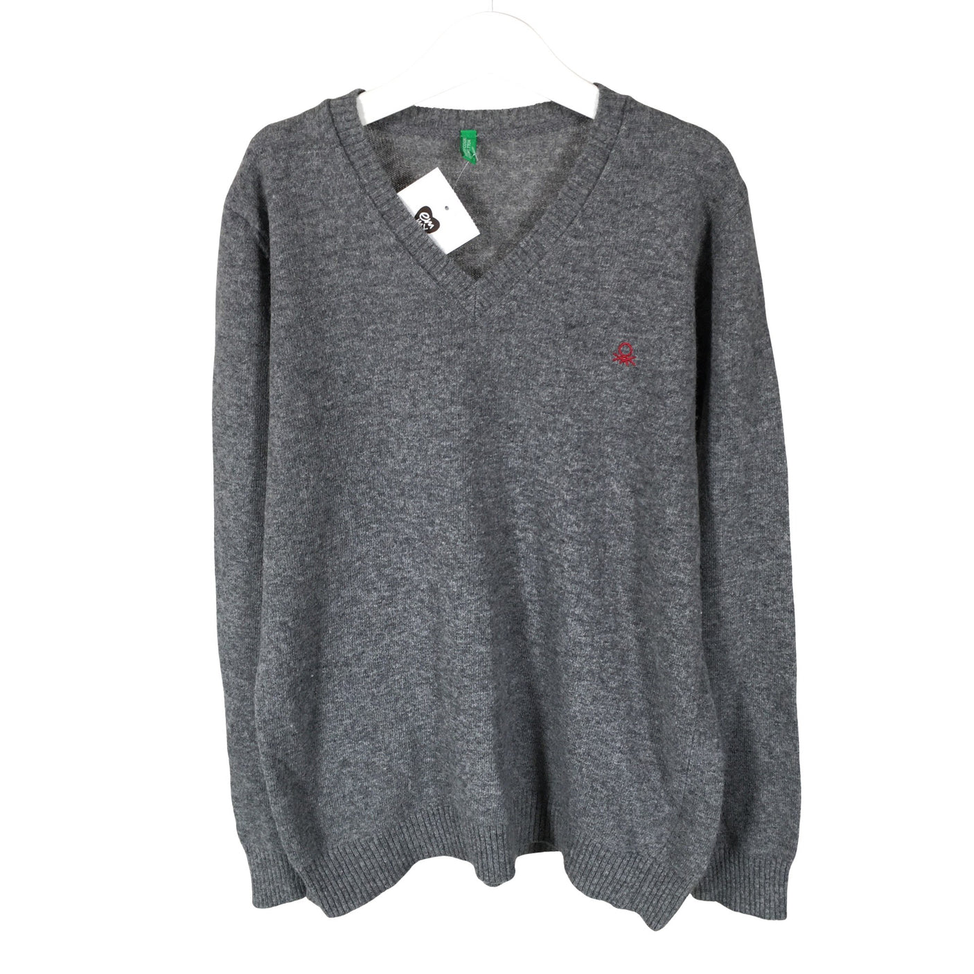 Unisex Benetton - Neulepaita, koko 146 - 152 - Harmaa (1)