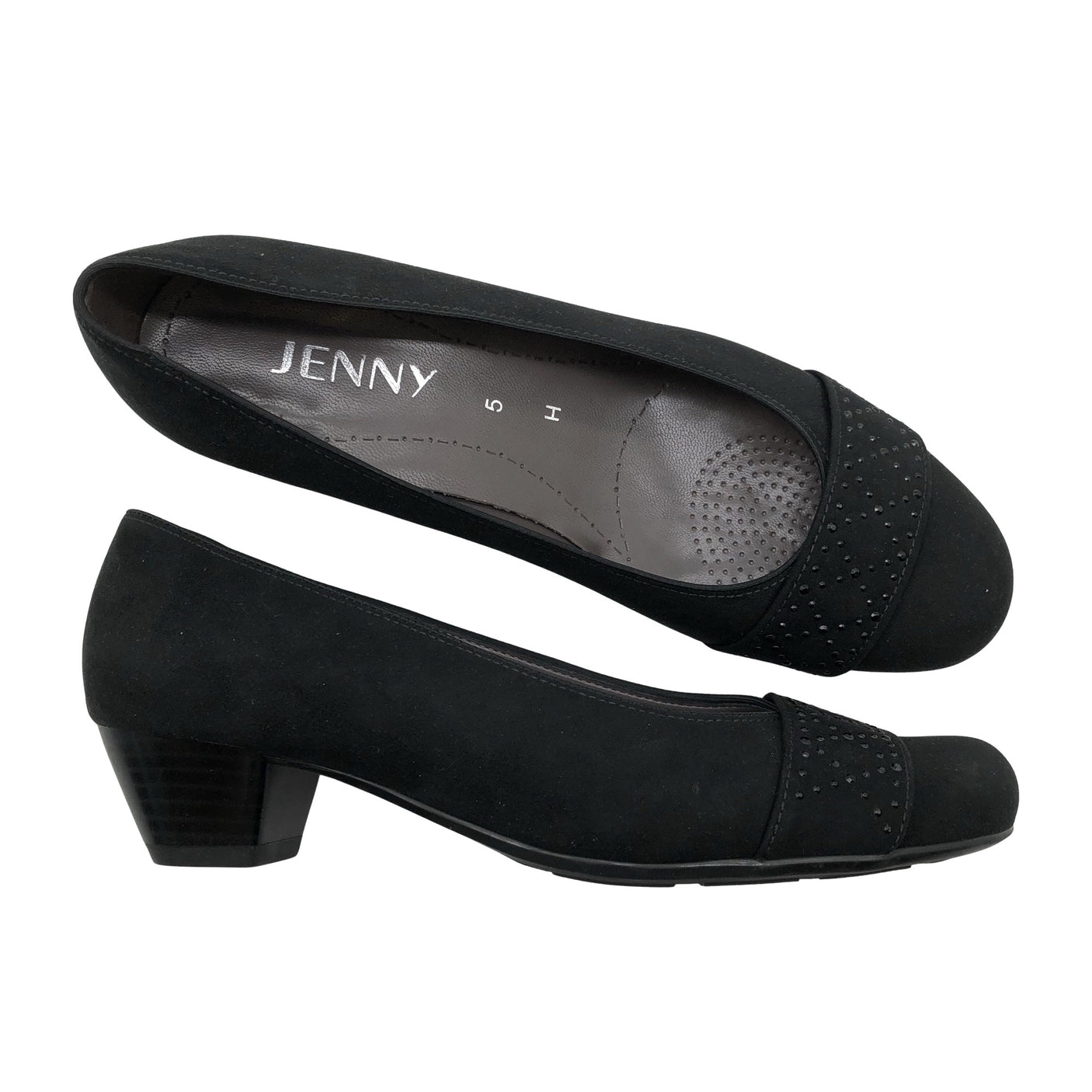 Naisten Jenny - Korkokengät, koko 38 - Musta (1)