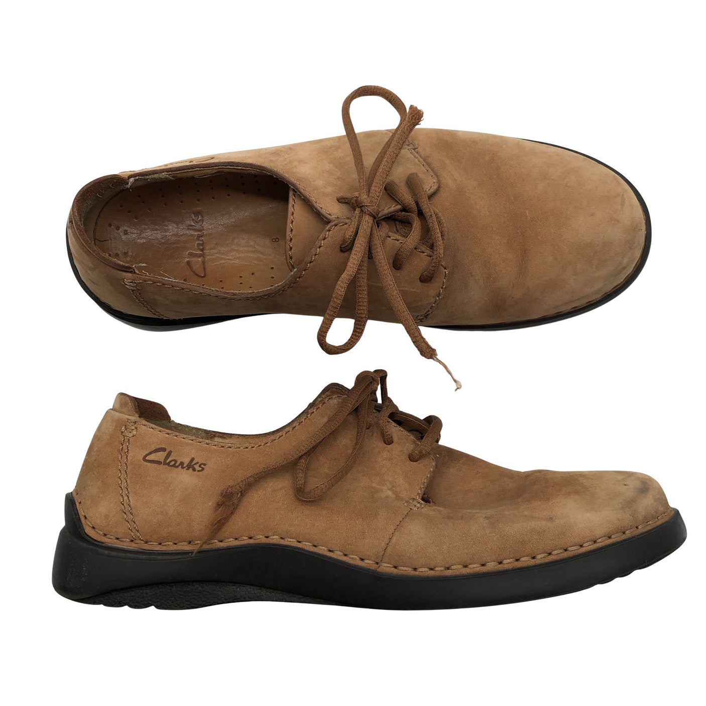 Miesten Clarks - Kävelykengät, koko 42 - Musta (1)