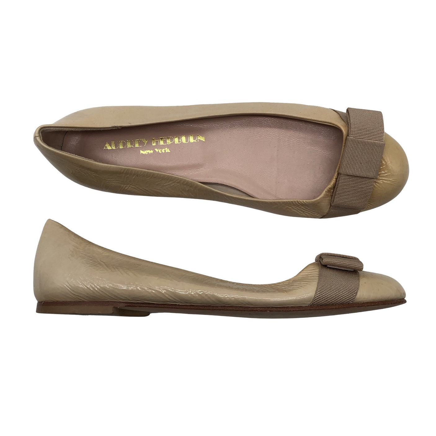Naisten Audrey Hepburn - Ballerinat, koko 37 - Vaaleanpunainen (1)
