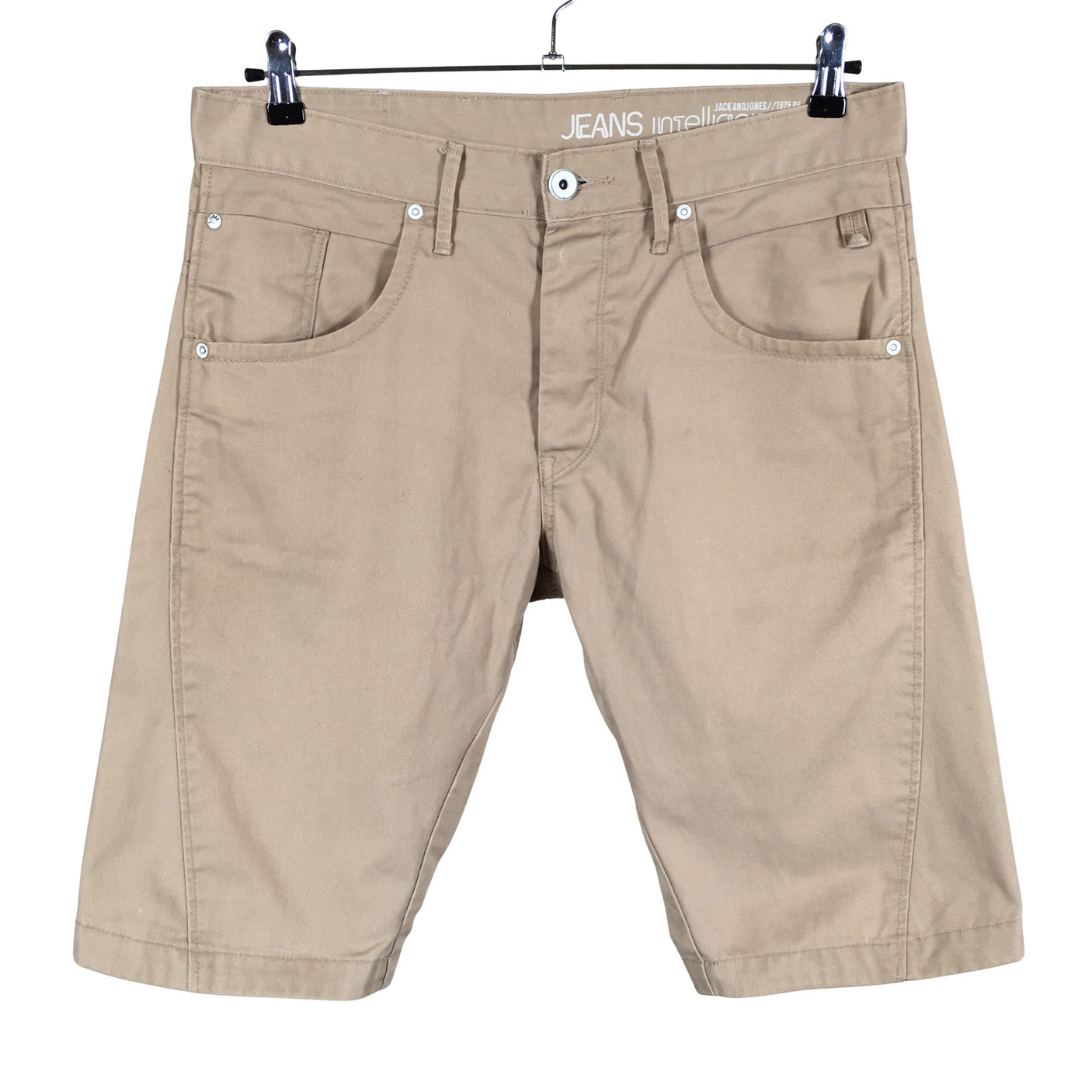 Miesten Jack & Jones - Shortsit, koko L - Beige (1)
