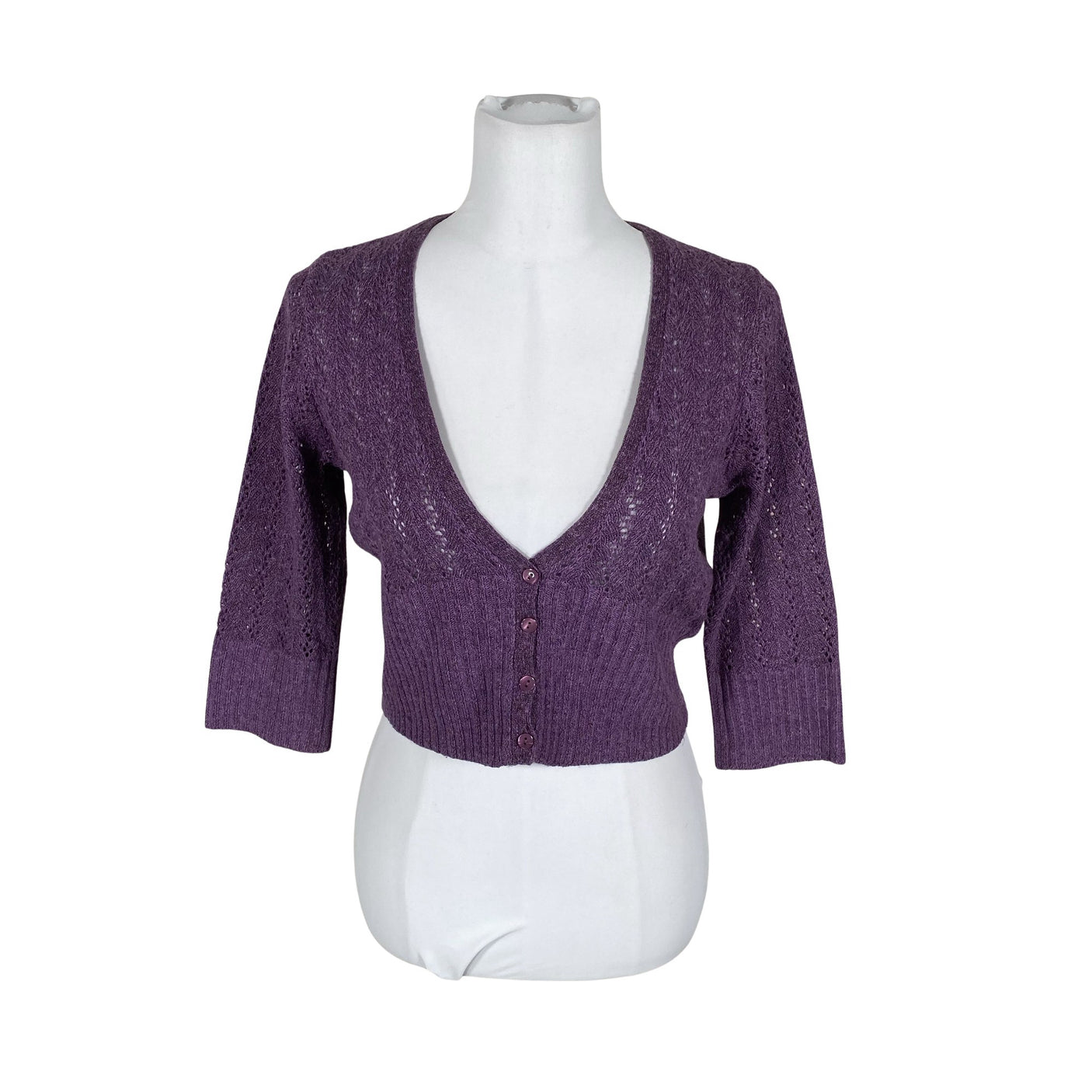 Naisten Mexx - Neulebolero, koko 38 - Violetti (1)