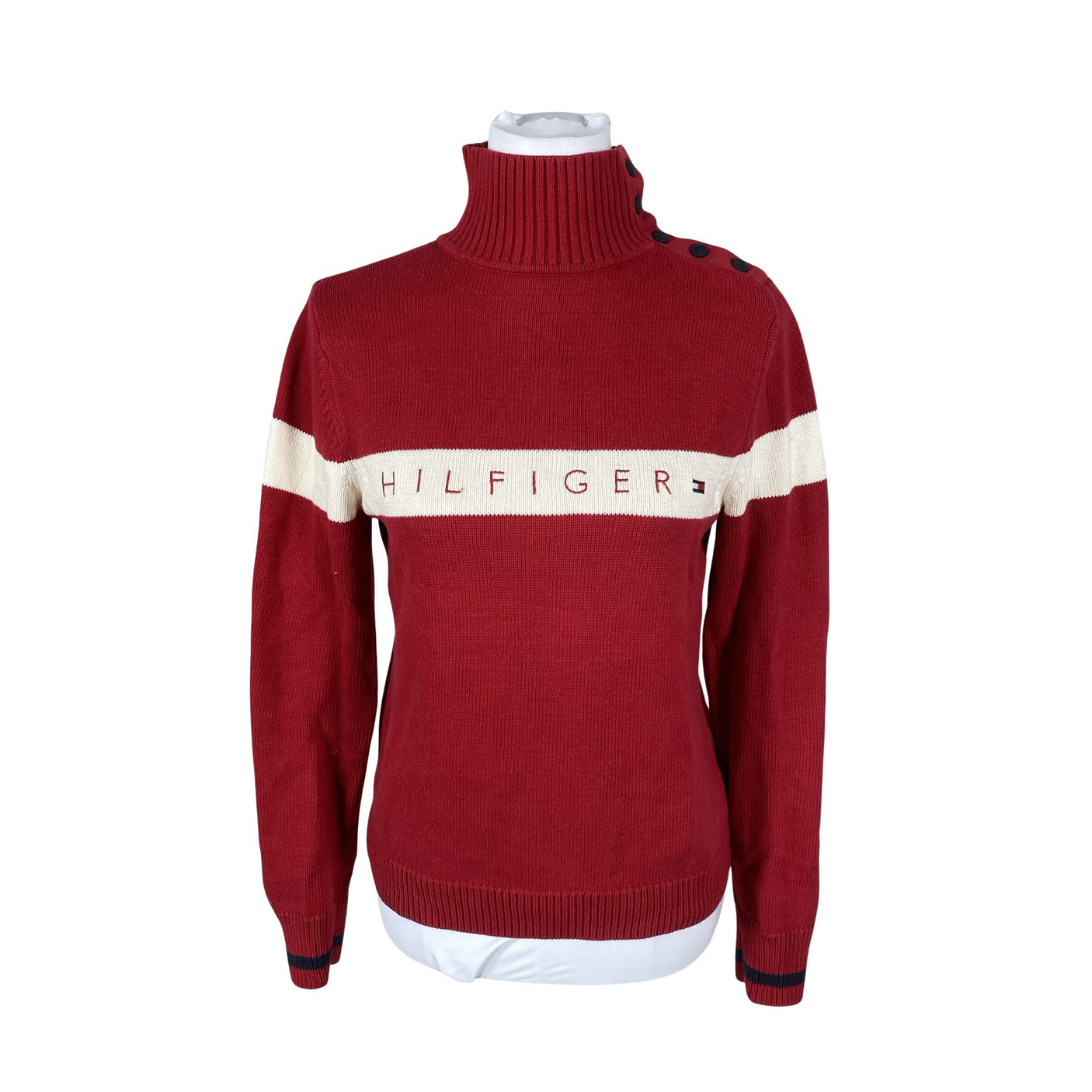 Naisten Tommy Hilfiger - Neulepaita, koko 40 - Punainen (1)
