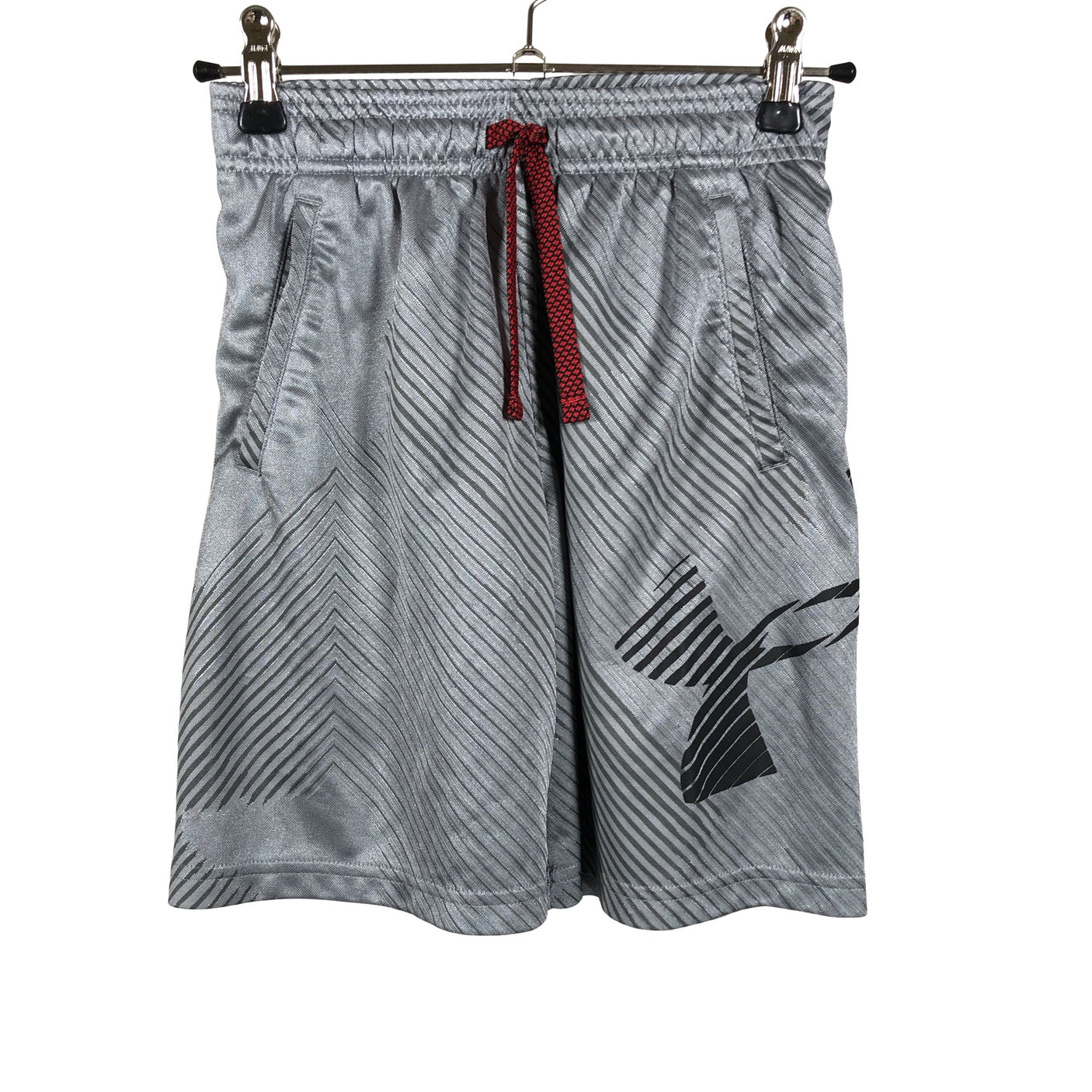Poikien Under Armour - Urheilushortsit, koko 134 - 140 - Harmaa (1)